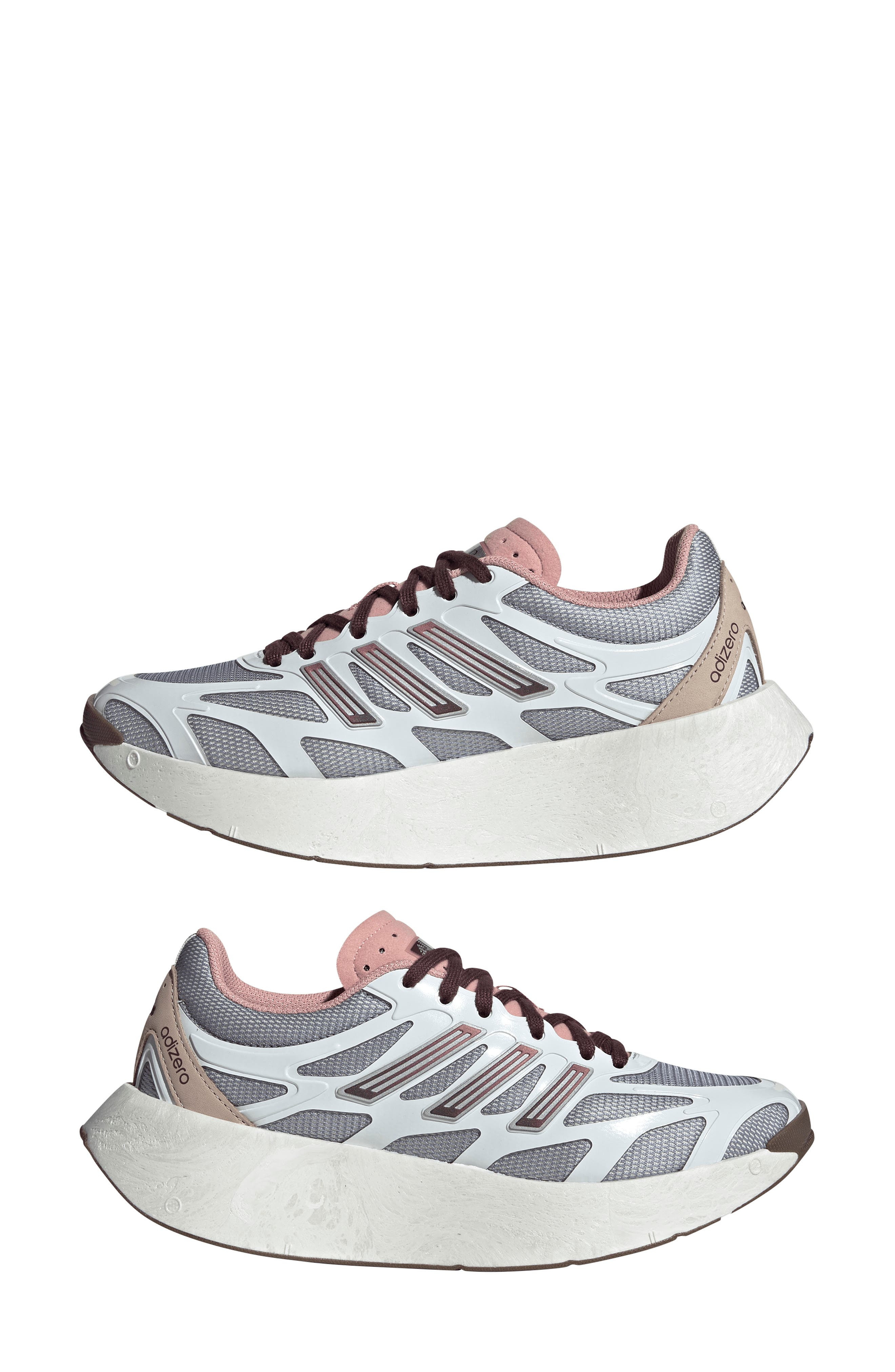 adidas Adizero Aruku Sneaker in Crystal White/ruby/mauve at Nordstrom - 7