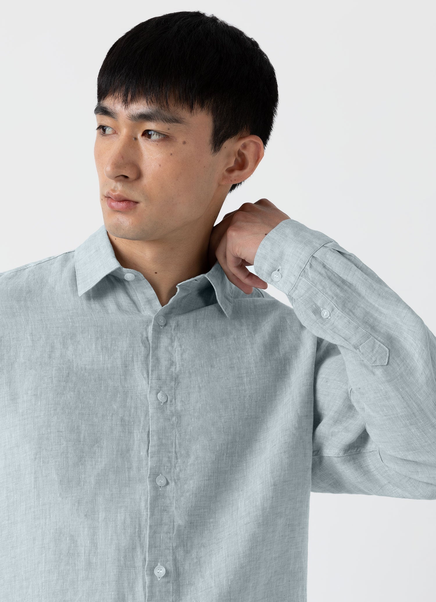 Linen Long Sleeve Shirt - 5