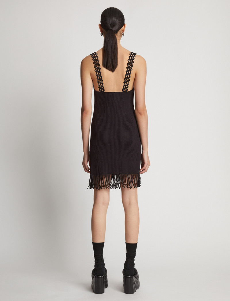 Rib Knit Lace Dress 4