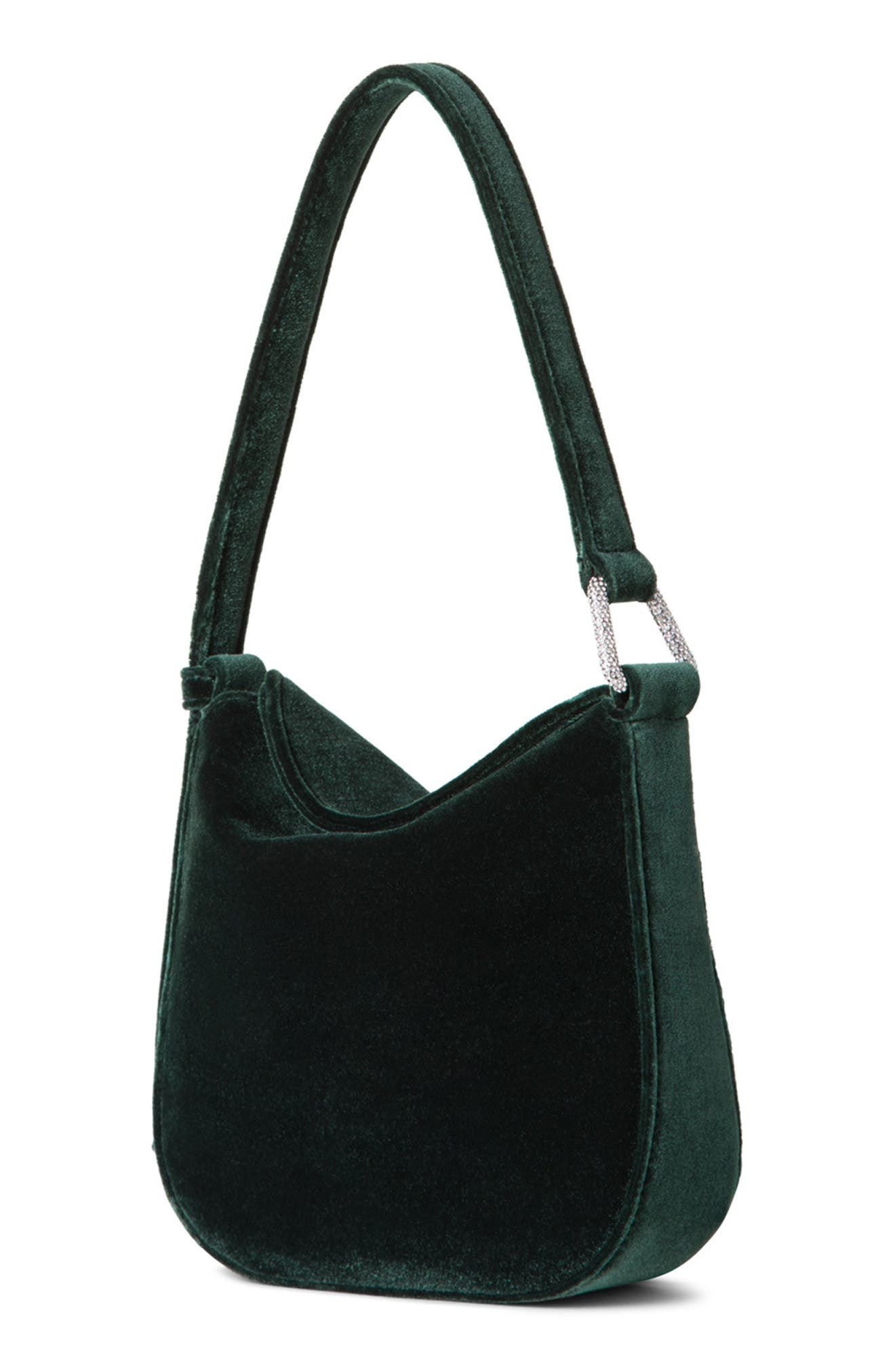 Akris Mini Anna Velvet Hobo Bag in 505 Jade at Nordstrom - 3