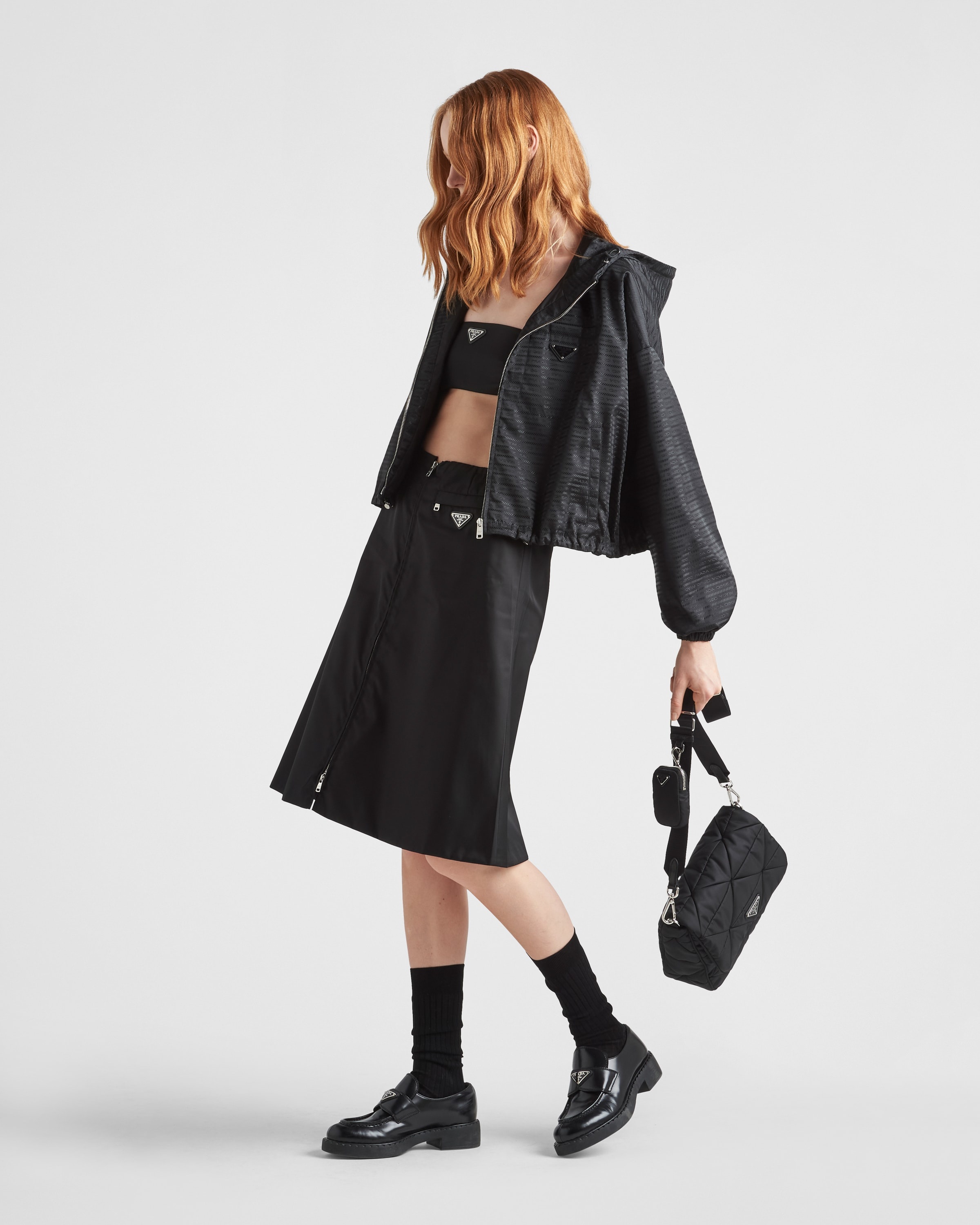 Padded Re-Nylon shoulder bag - 8