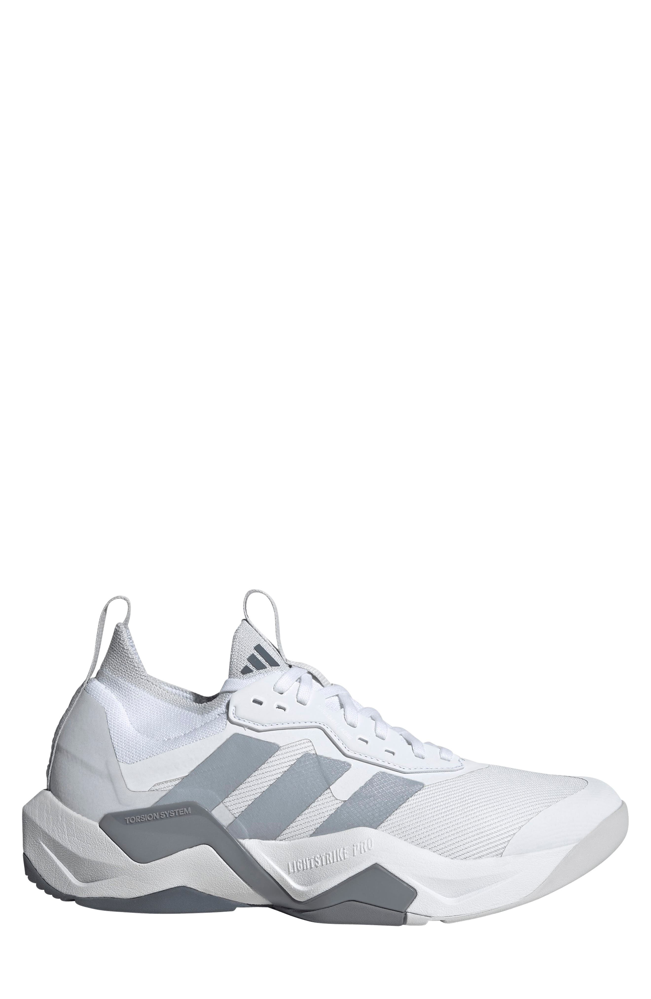 adidas Rapidmove Adv 2 HIIT Training Shoe in White/Halo Silver/Grey at Nordstrom - 3