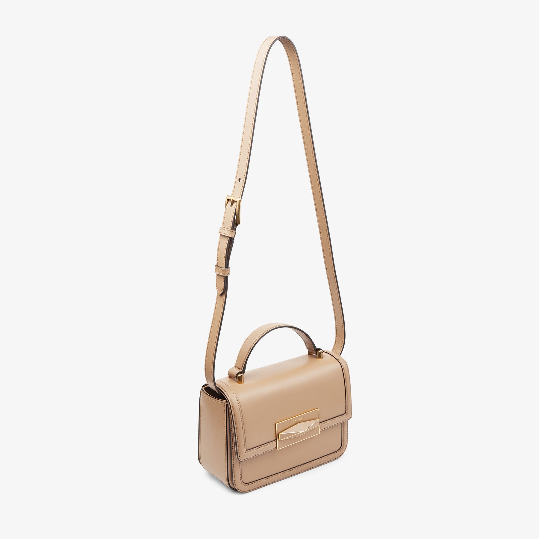 Diamond Top Handle
Biscuit Smooth Calf Leather Top Handle Bag - 5