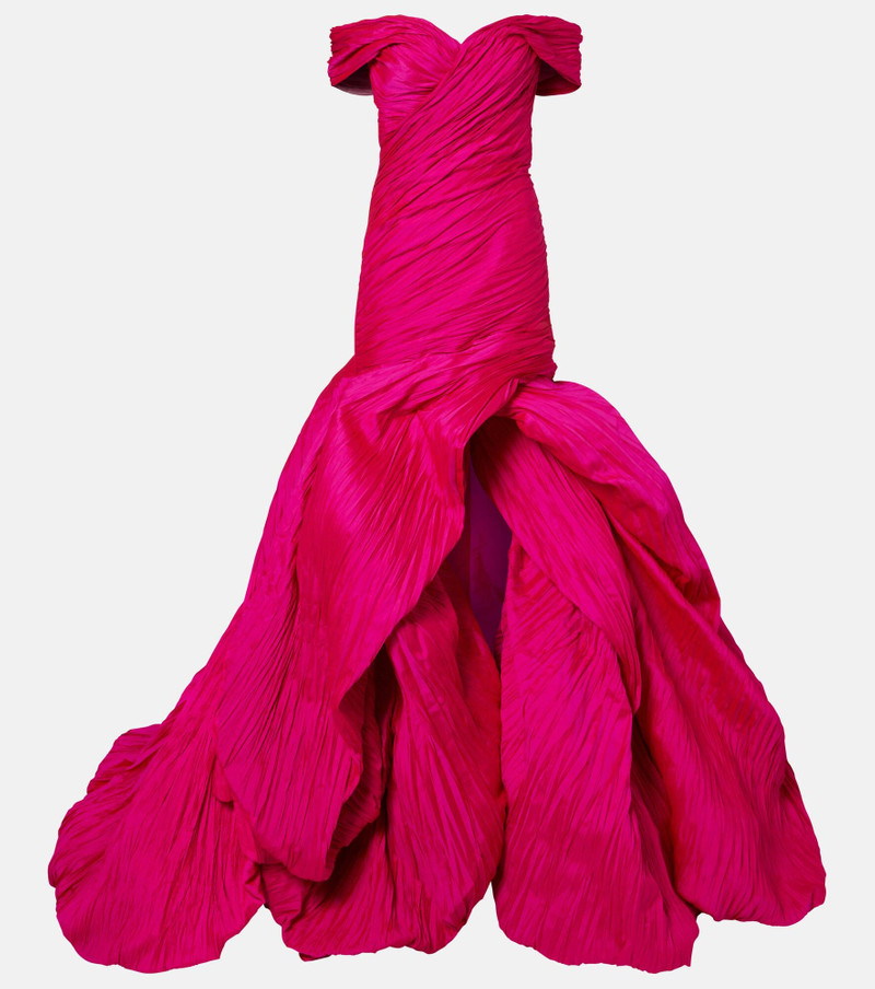 Off-shoulder bustier gown 1