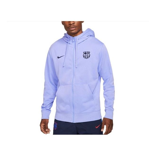 Nike French Terry FC Barcelona Jacket 'Light Purple' CZ7510-580 - 1