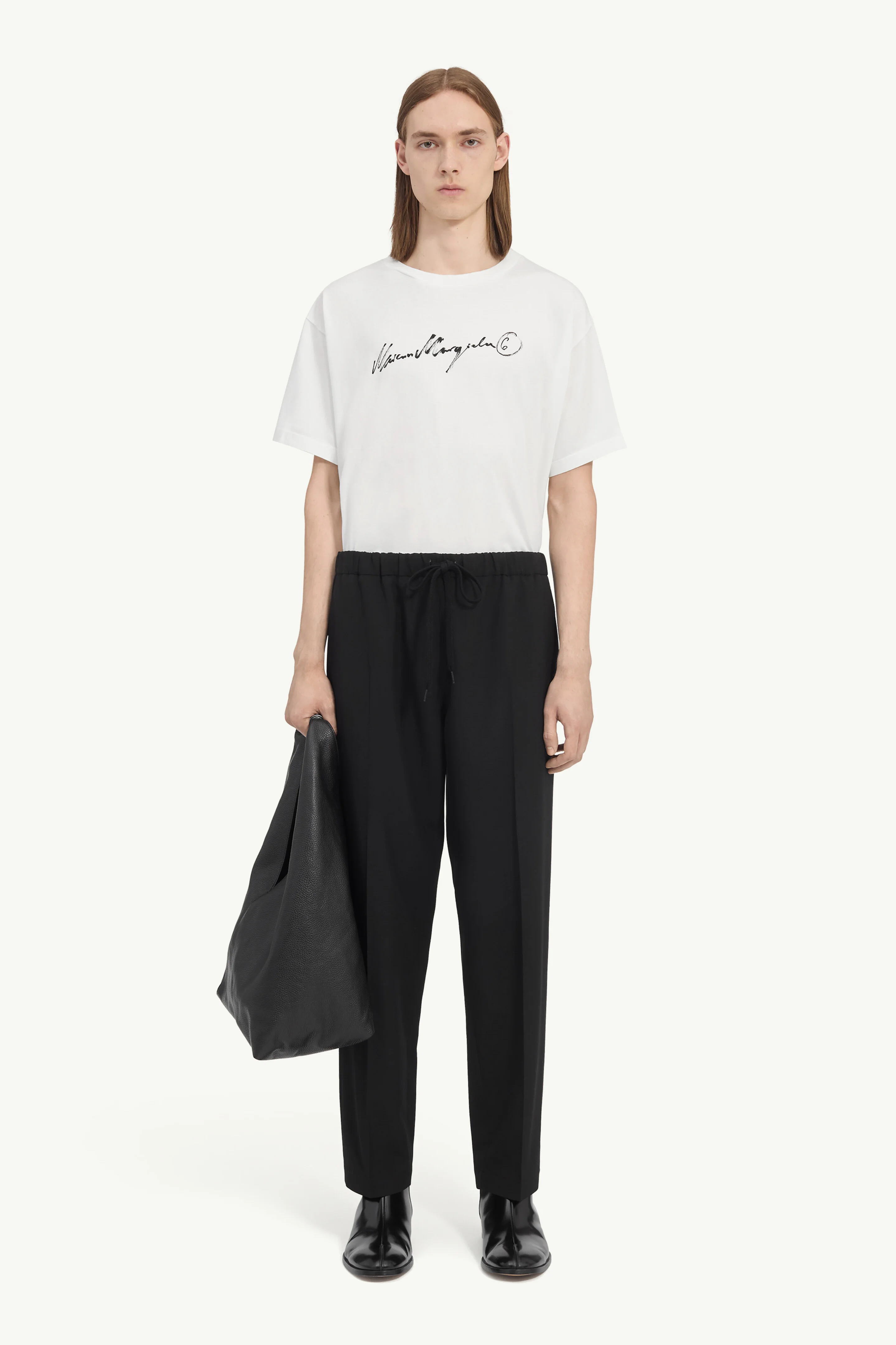 Wool blend trousers - 1