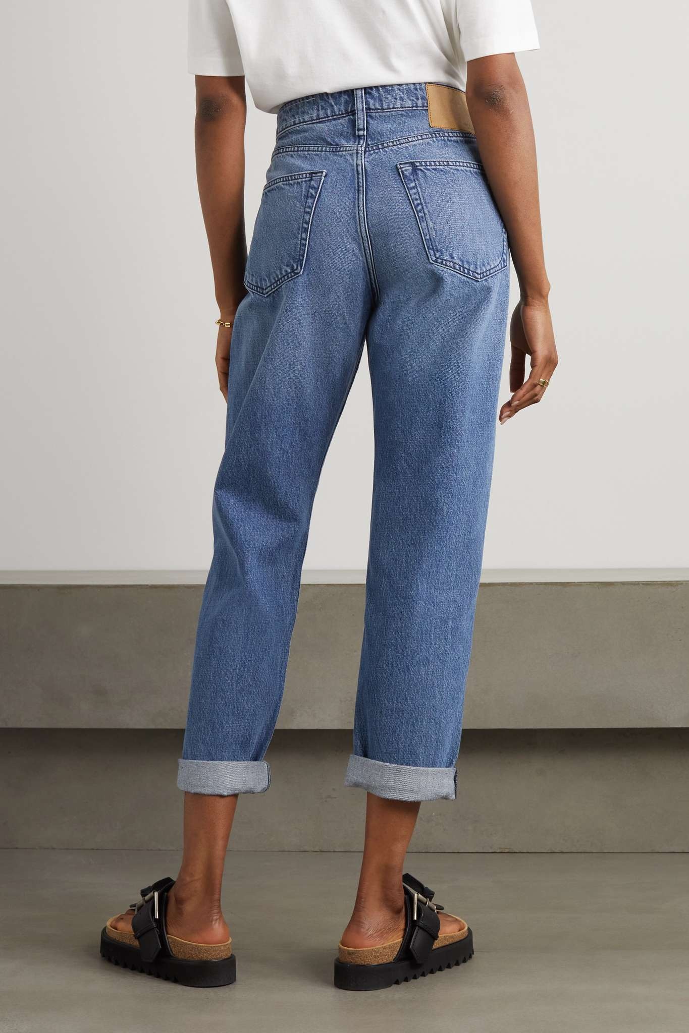 Rosa high-rise boyfriend jeans - 4