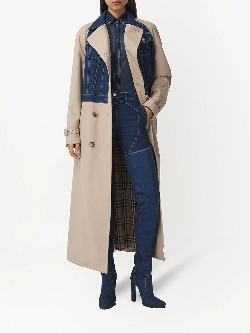 Burberry high-rise heart-motif skinny jeans outlook