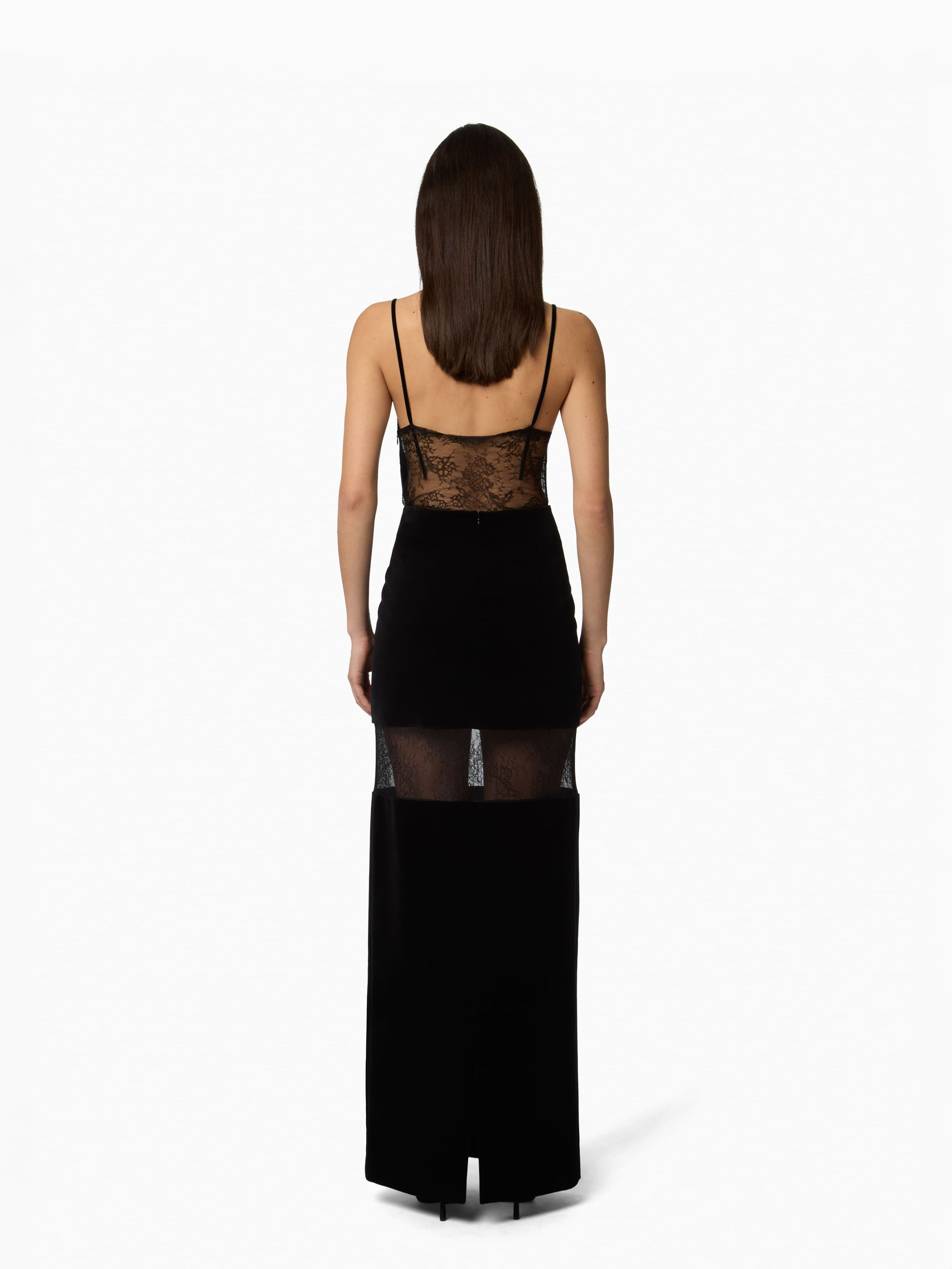 Long Velvet Skirt - 4