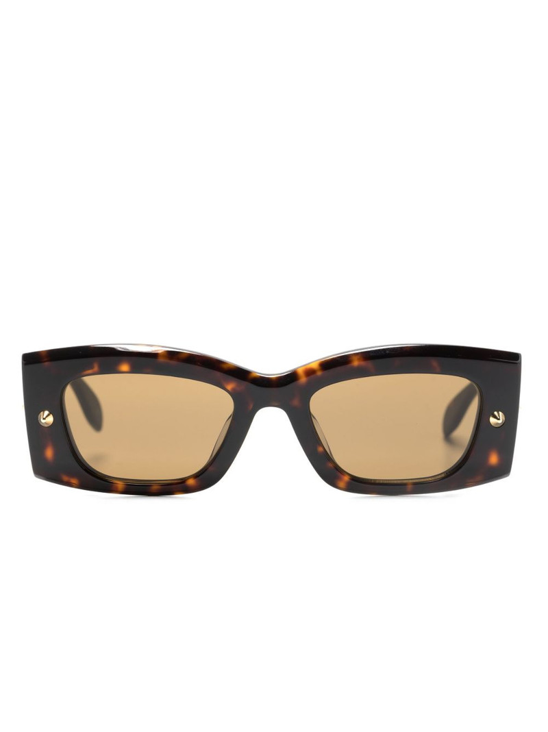 Spike Studs rectangular-frame sunglasses 1