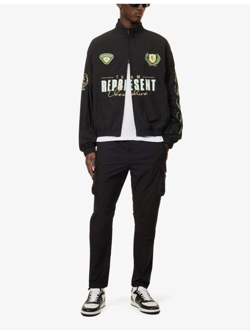 REPRESENT 247 multi-pocket tapered stretch-woven trousers outlook
