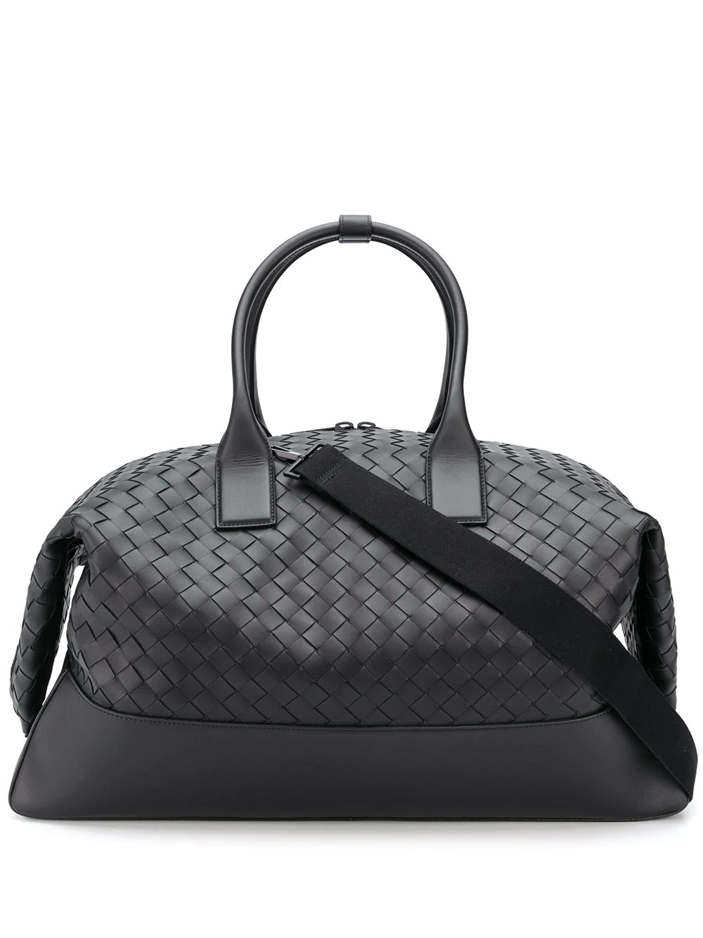 maxi Intrecciato leather holdall - 1