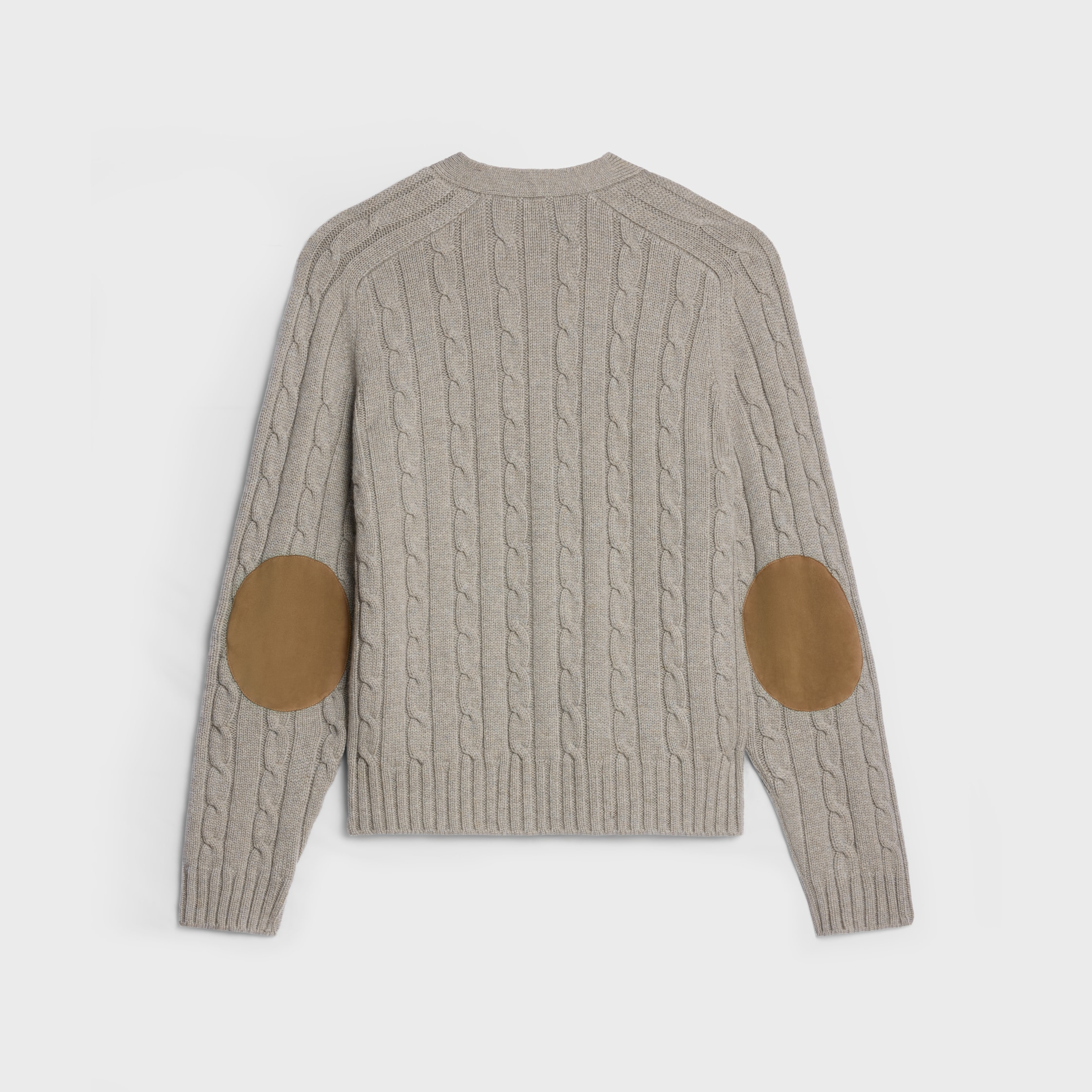 triomphe cardigan in cable-knit cashmere - 2