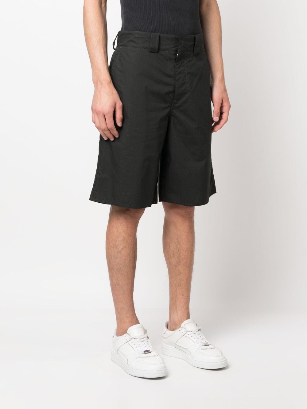 concealed front-fastening cotton shorts - 3