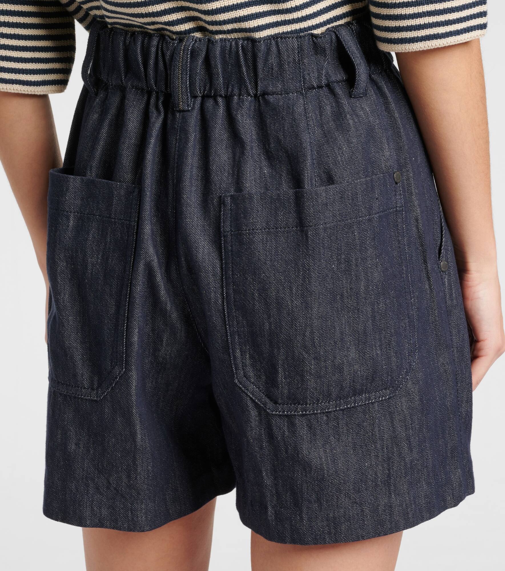Denim Bermuda shorts - 5