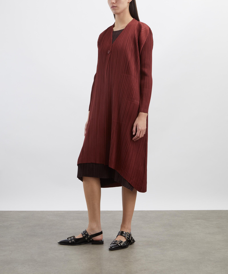 Pleats Please Issey Miyake MONTHLY COLOURS OCTOBER Pleated Coat outlook