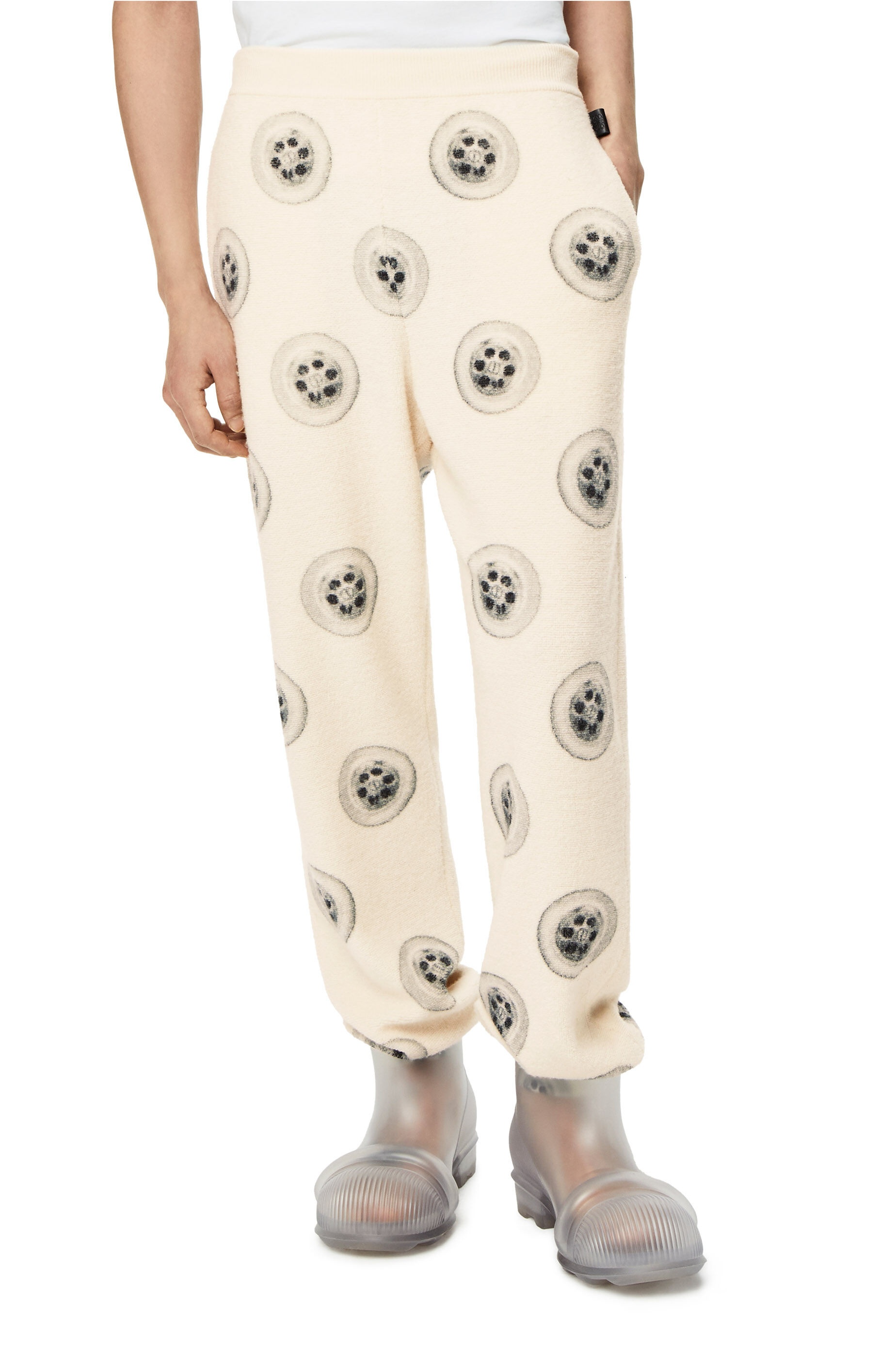 Sinkhole printed joggers in wool - 3