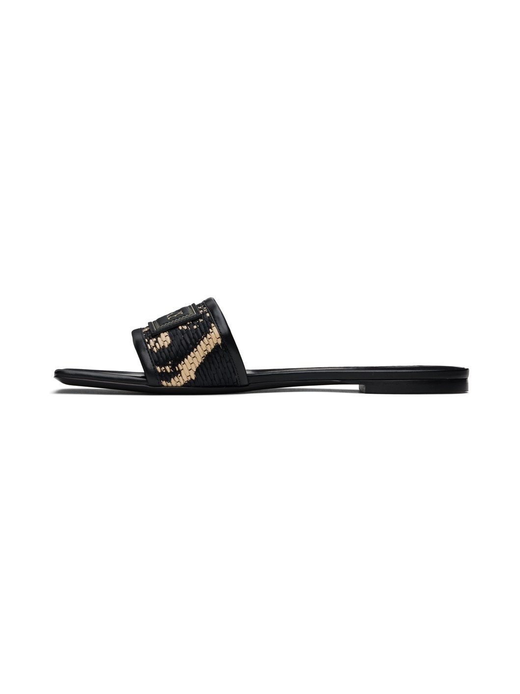 Black Logo Patch Slides - 3