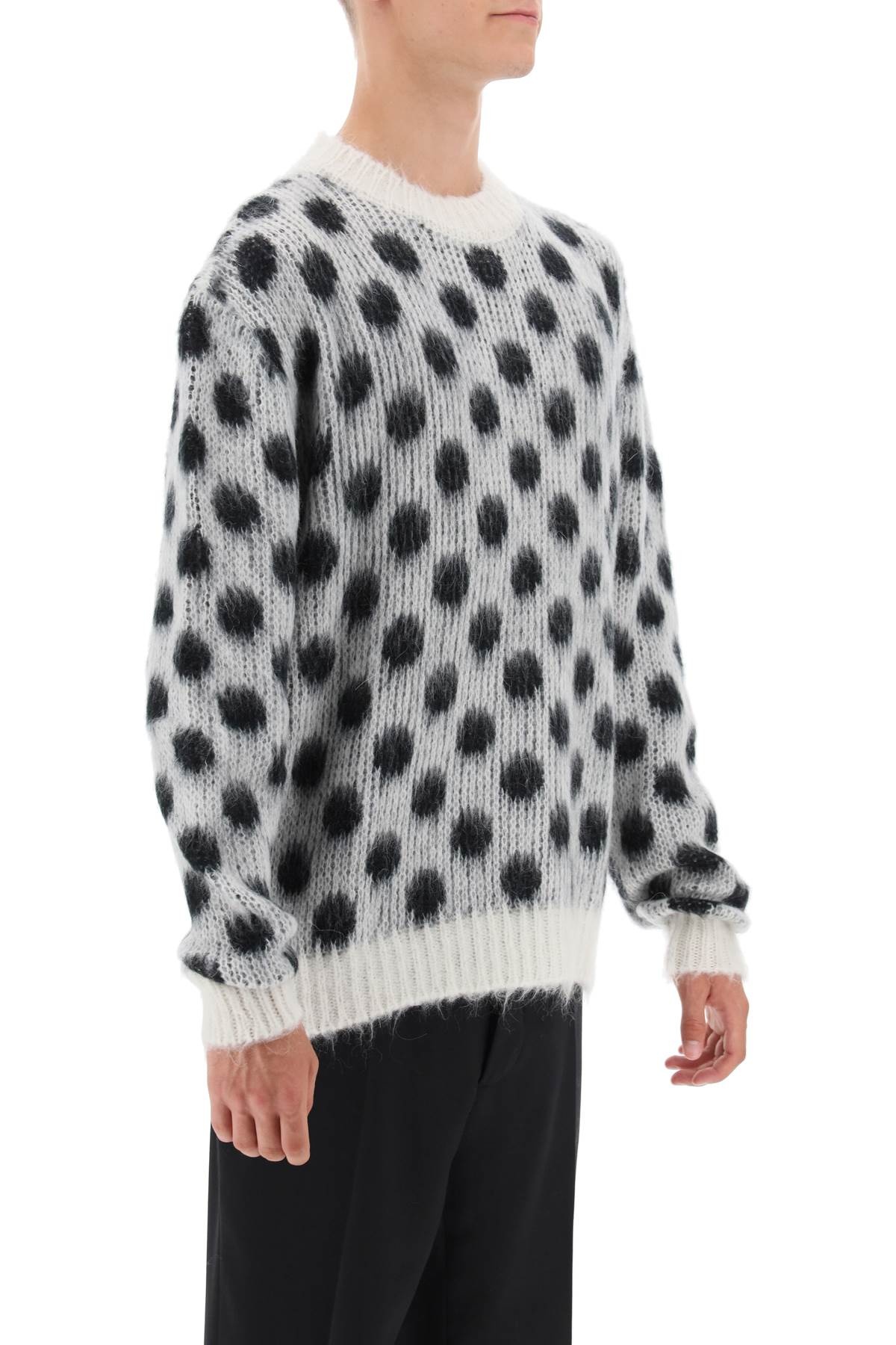 Marni Polka Dot Mohair Sweater Men - 2