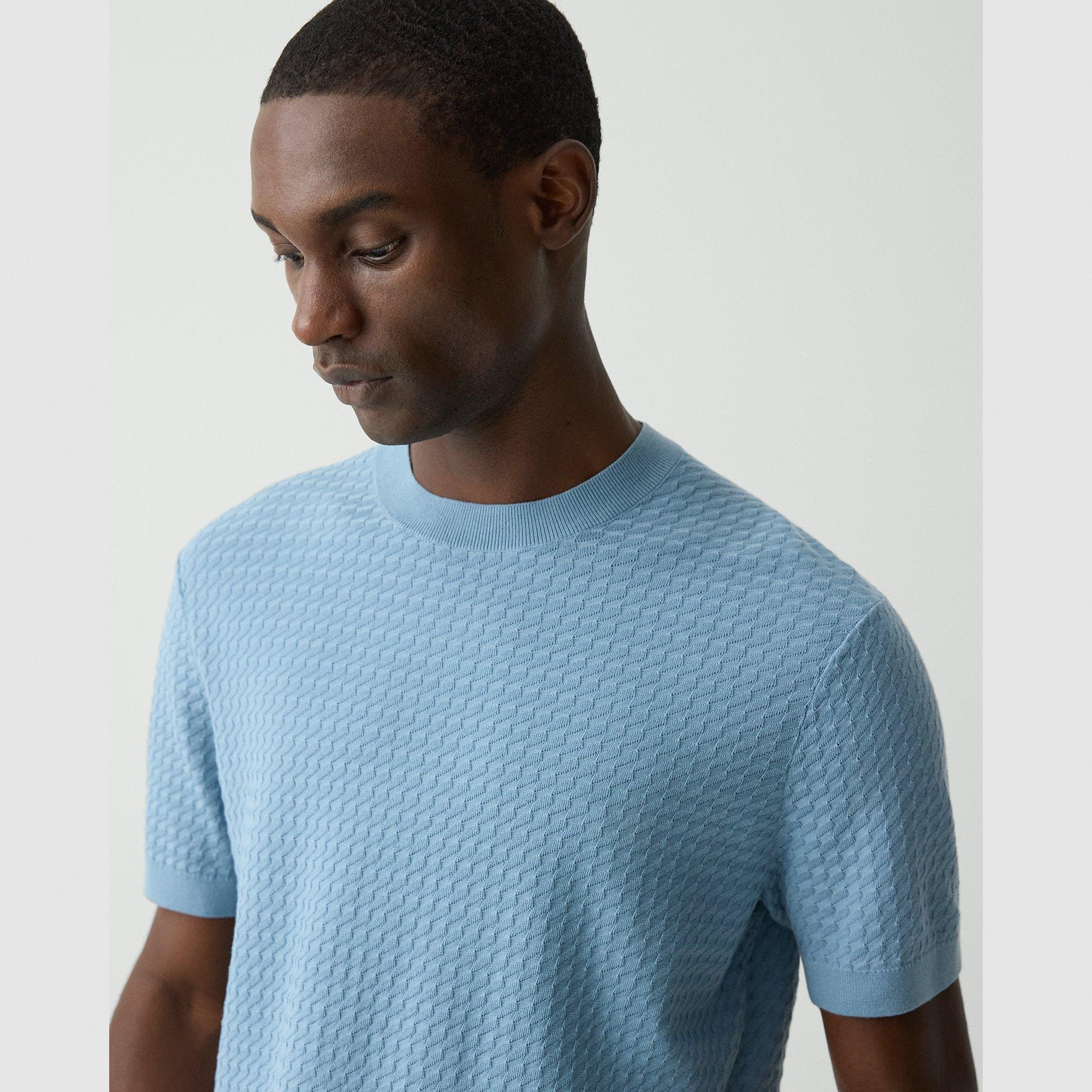 Damian Short-Sleeve Tee in Cotton - 5