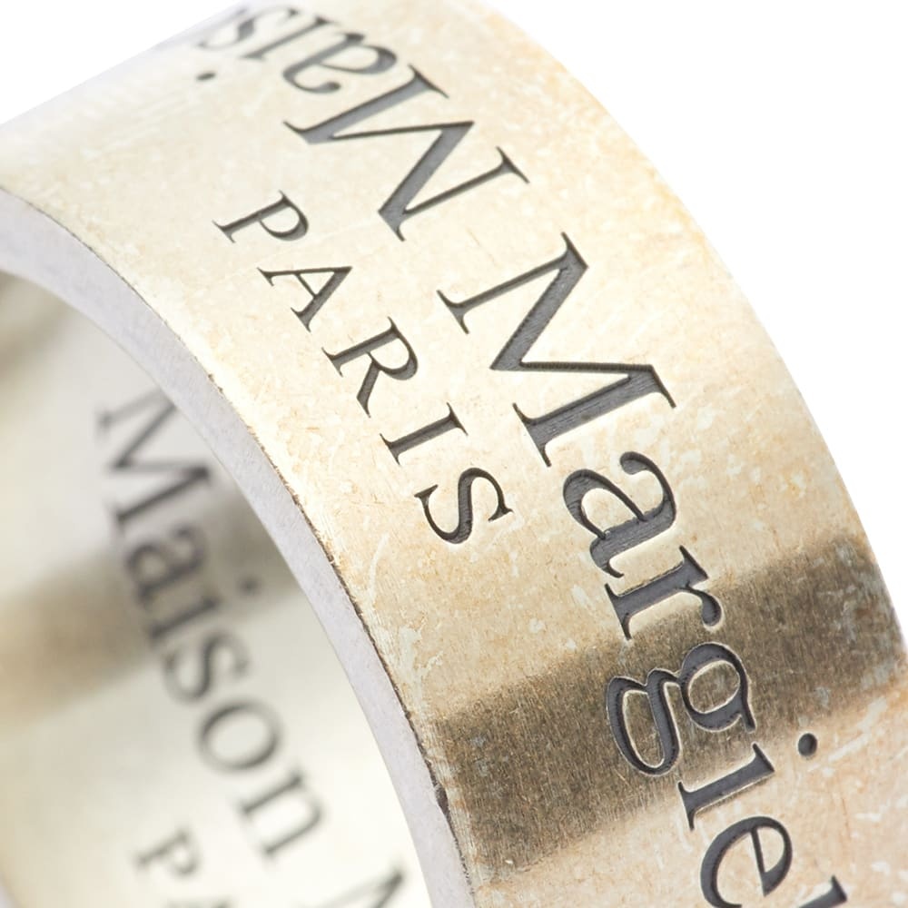 Maison Margiela 11 Inverse Logo Band Ring - 2