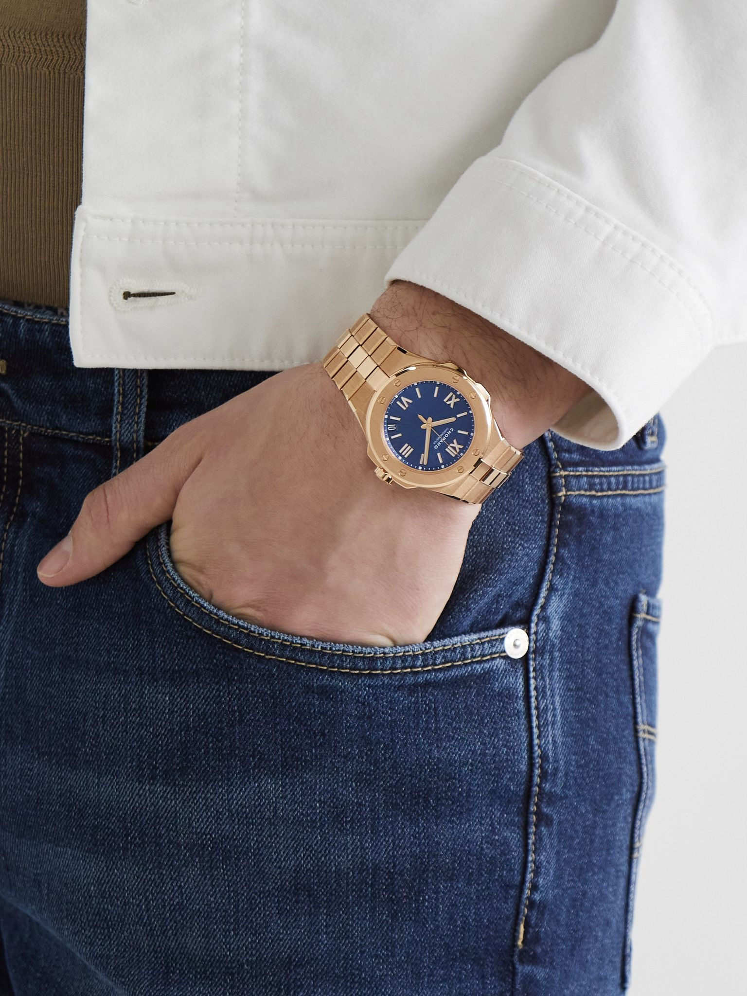 Alpine Eagle Large Automatic 41mm 18-Karat Rose Gold Watch, Ref. No. 295363-5001 Blue - 2