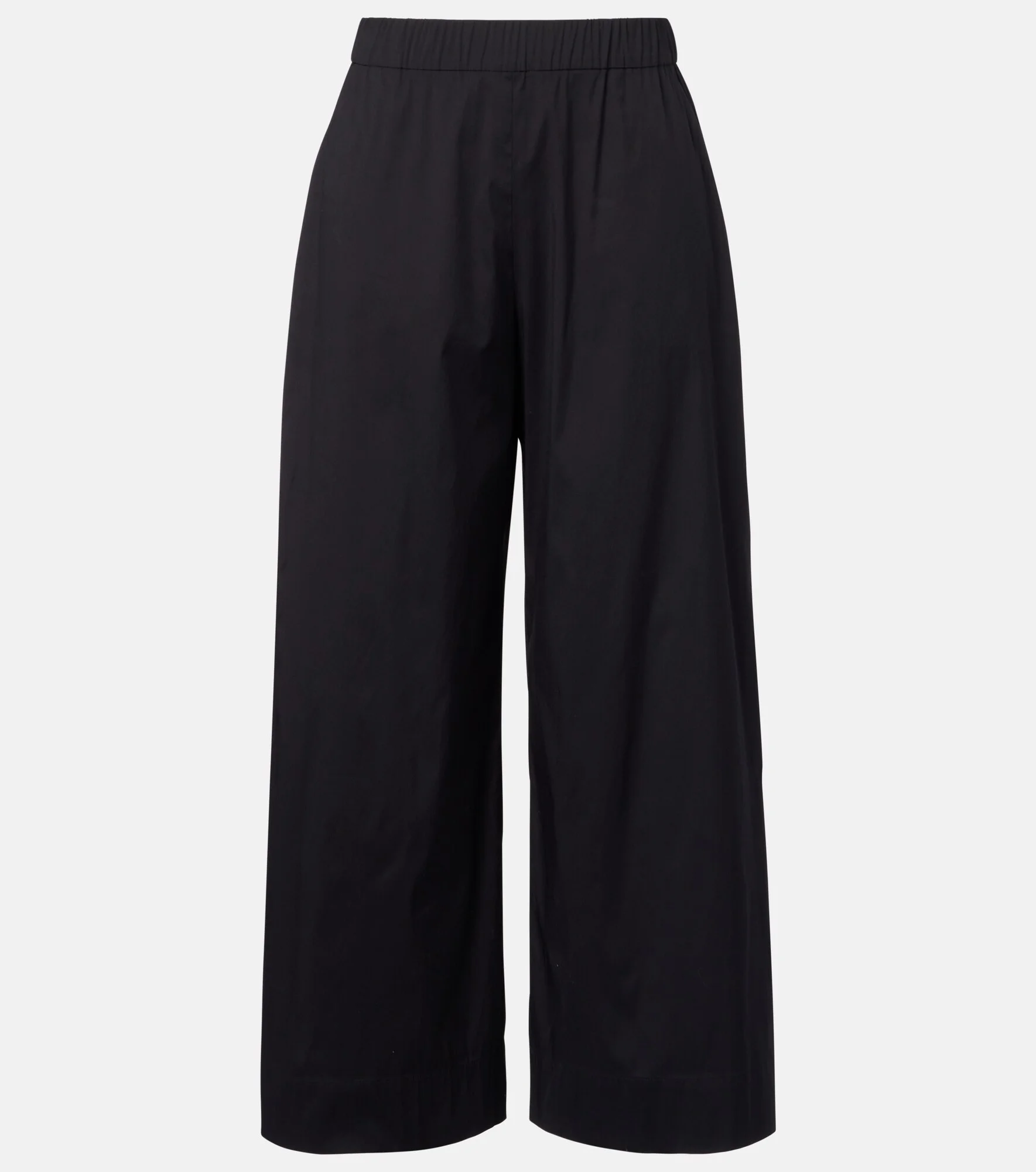Pece cropped cotton-blend wide-leg pants - 1
