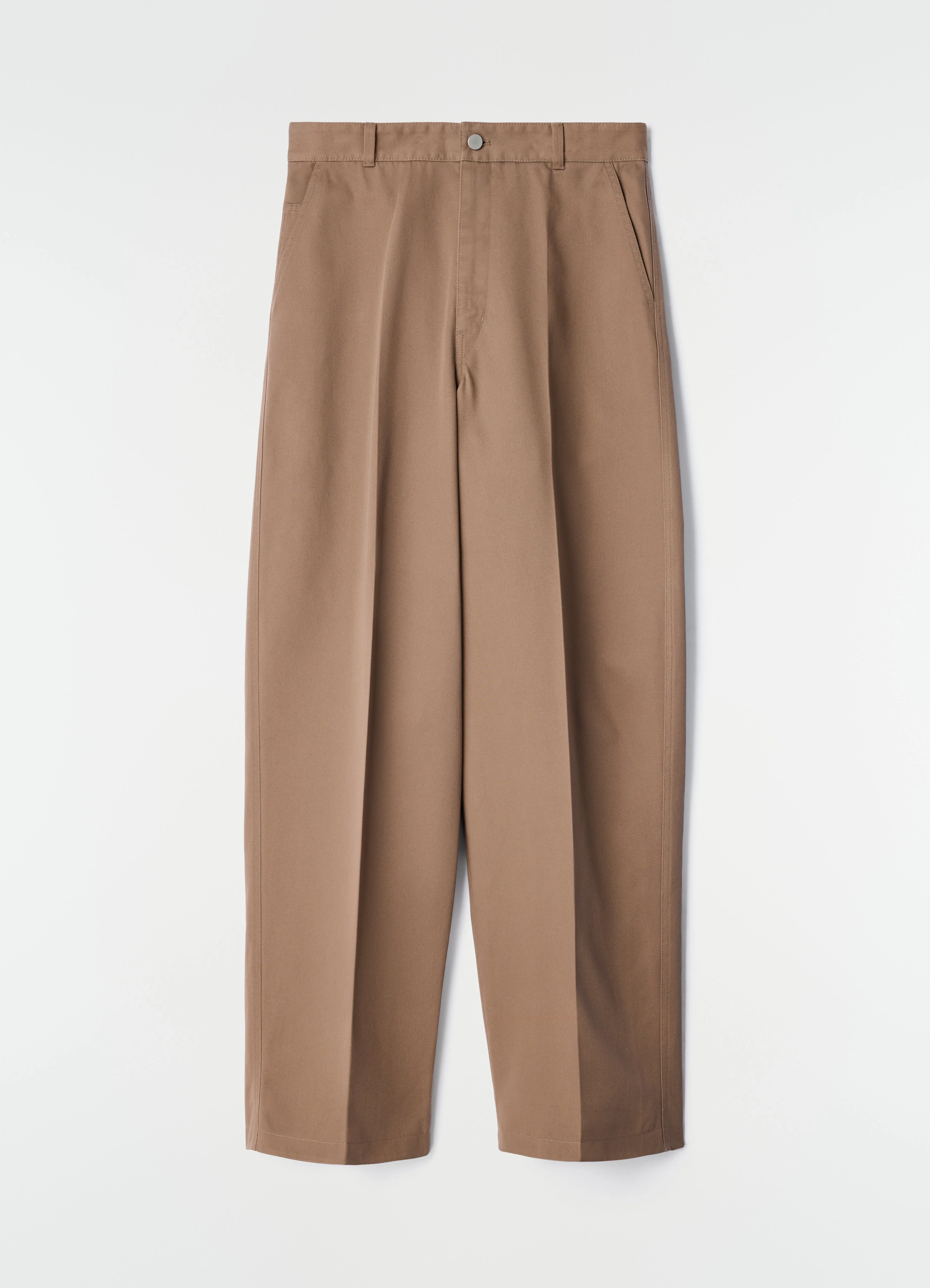 BARREL PANTS IN POLYCOTTON TWILL - 1