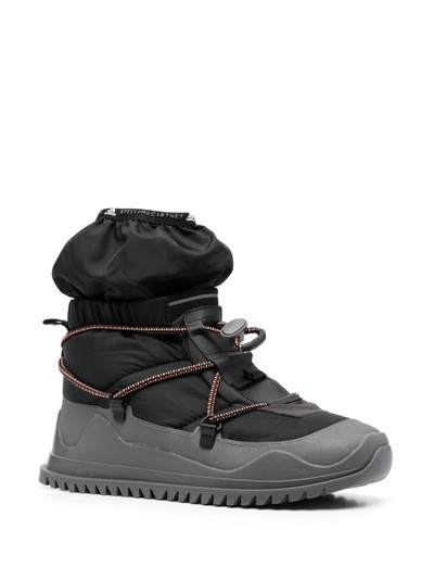 adidas logo-print drawstring boots outlook