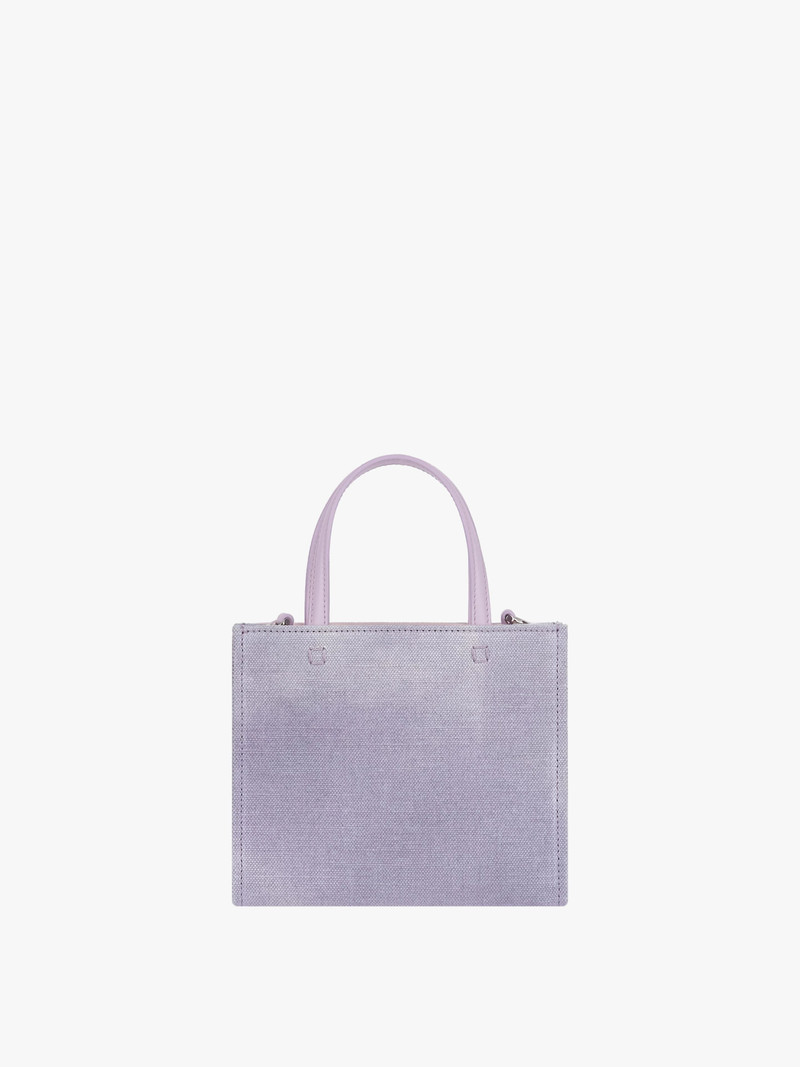 MINI G TOTE SHOPPING BAG IN CANVAS 4