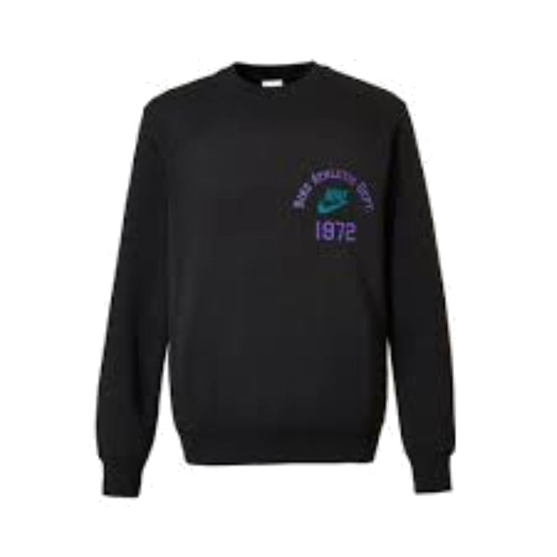 Nike Sportswear Crewneck 'Black Blue' FQ7972-010 - 1