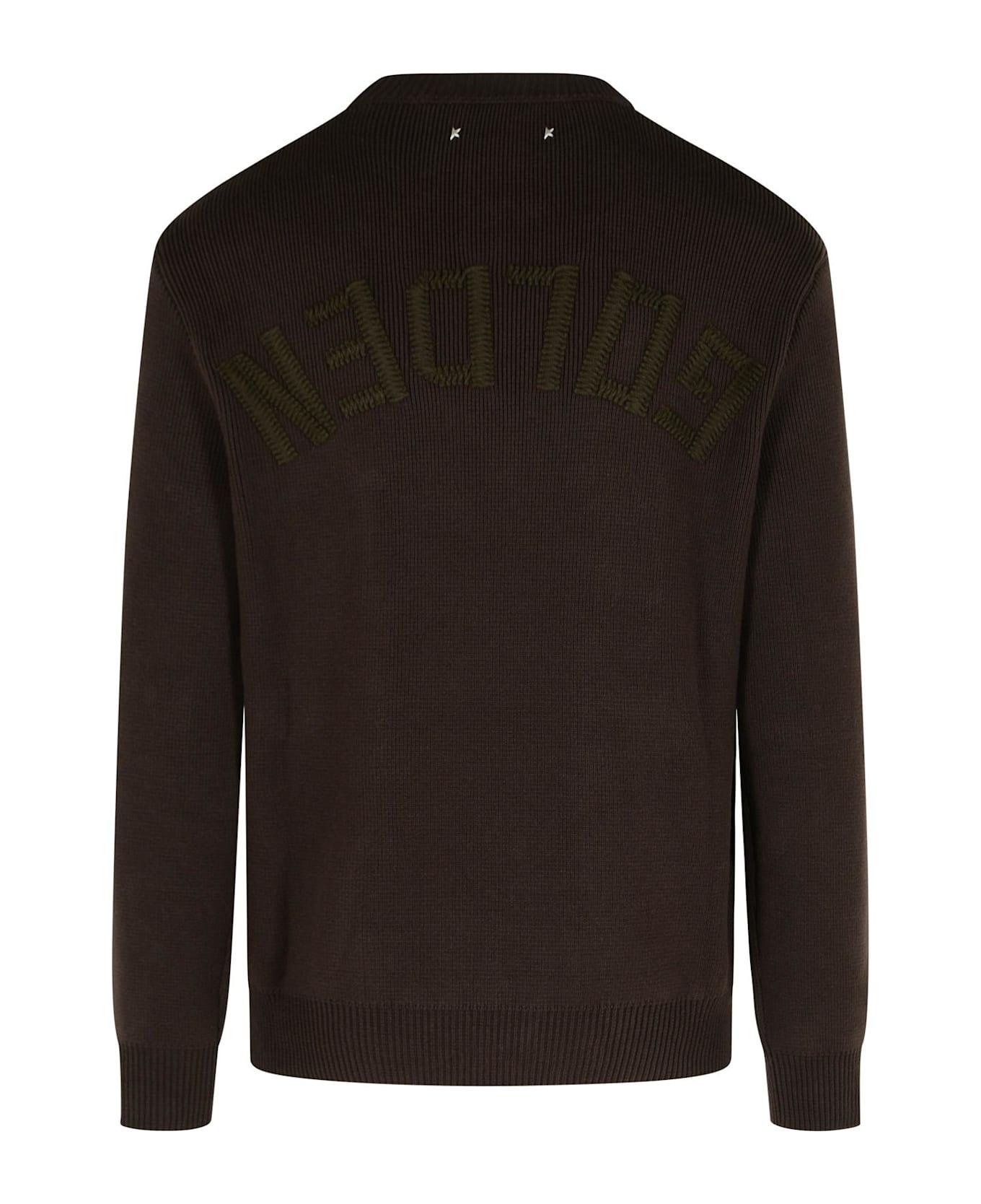 Brown Cotton Sweater - 3