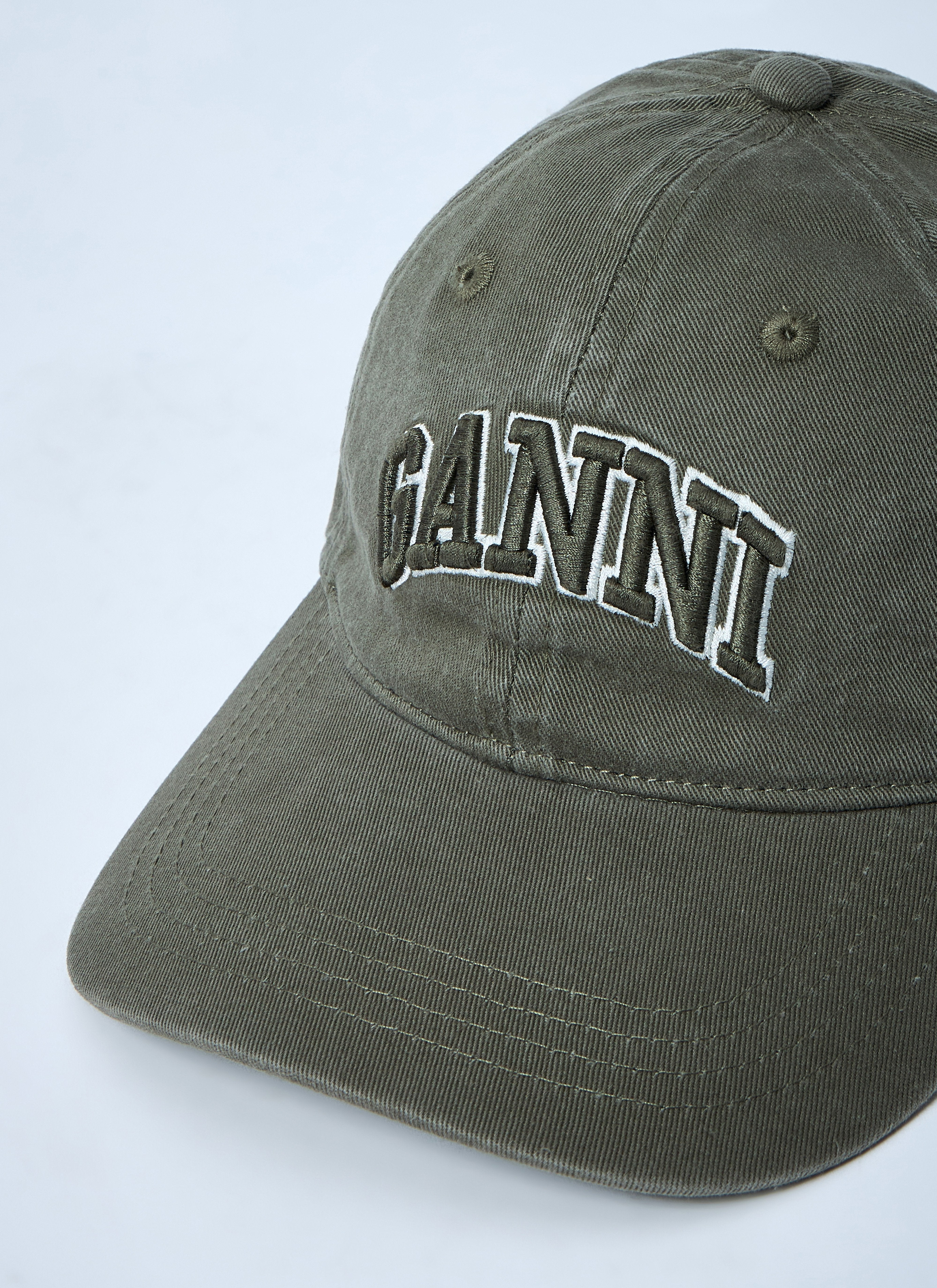 Ganni Women Logo Motif Baseball Cap - 2