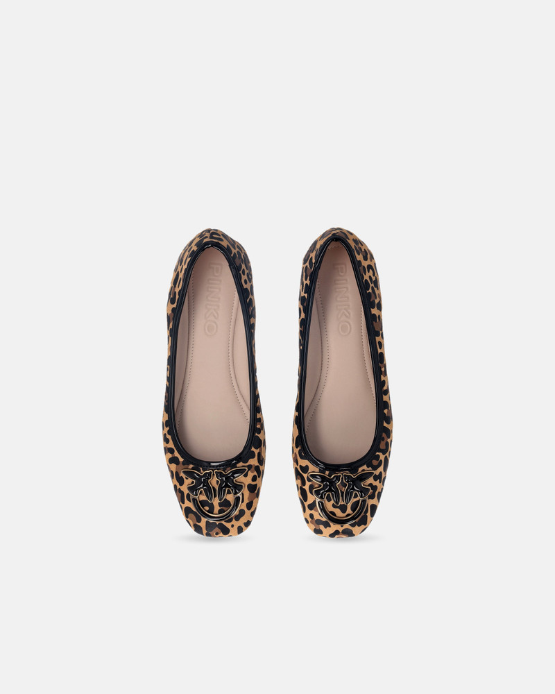 BALLERINAS WITH ANIMAL PRINT AND LOVE BIRDS LOGO 9