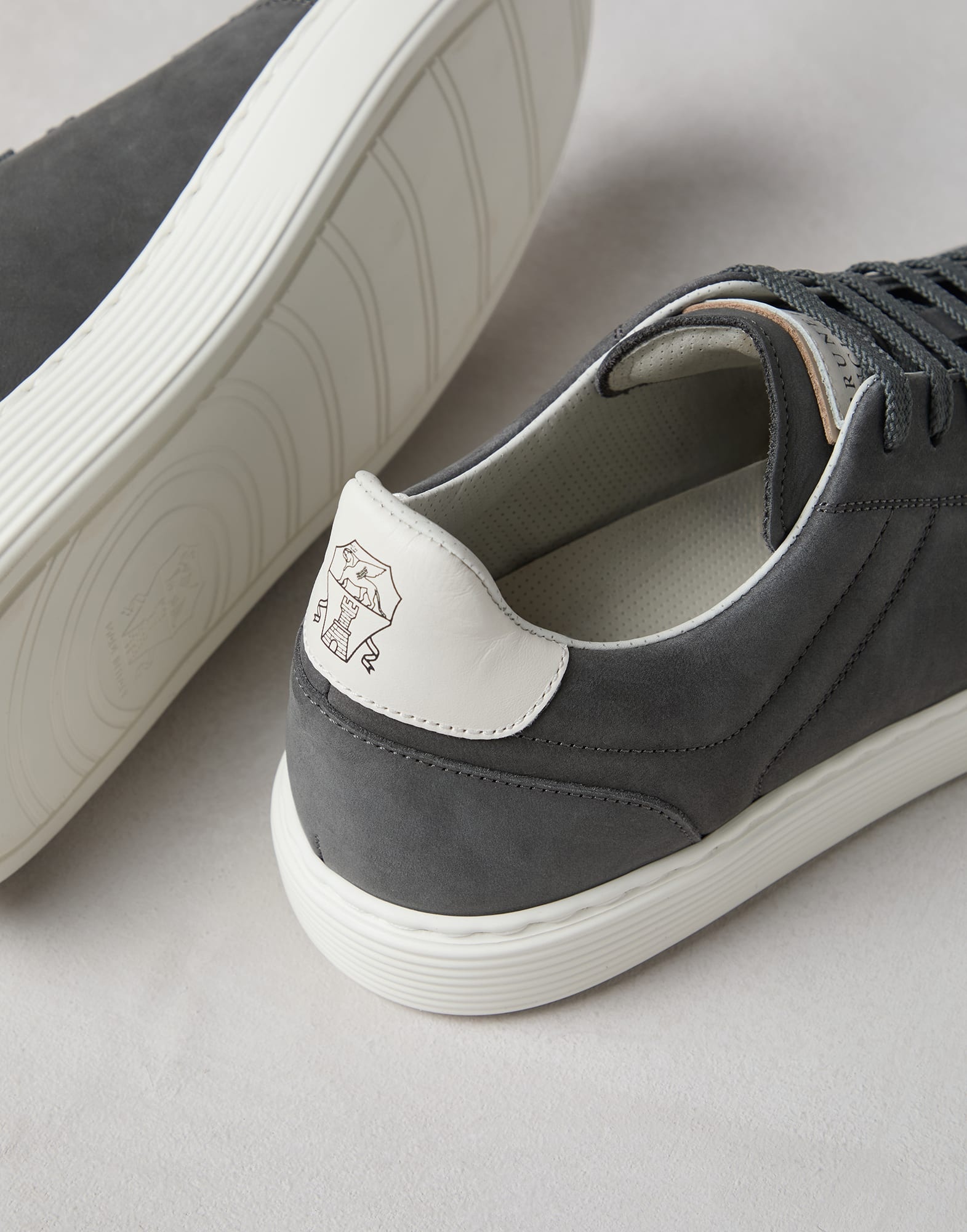 Nubuck calfskin sneakers - 3