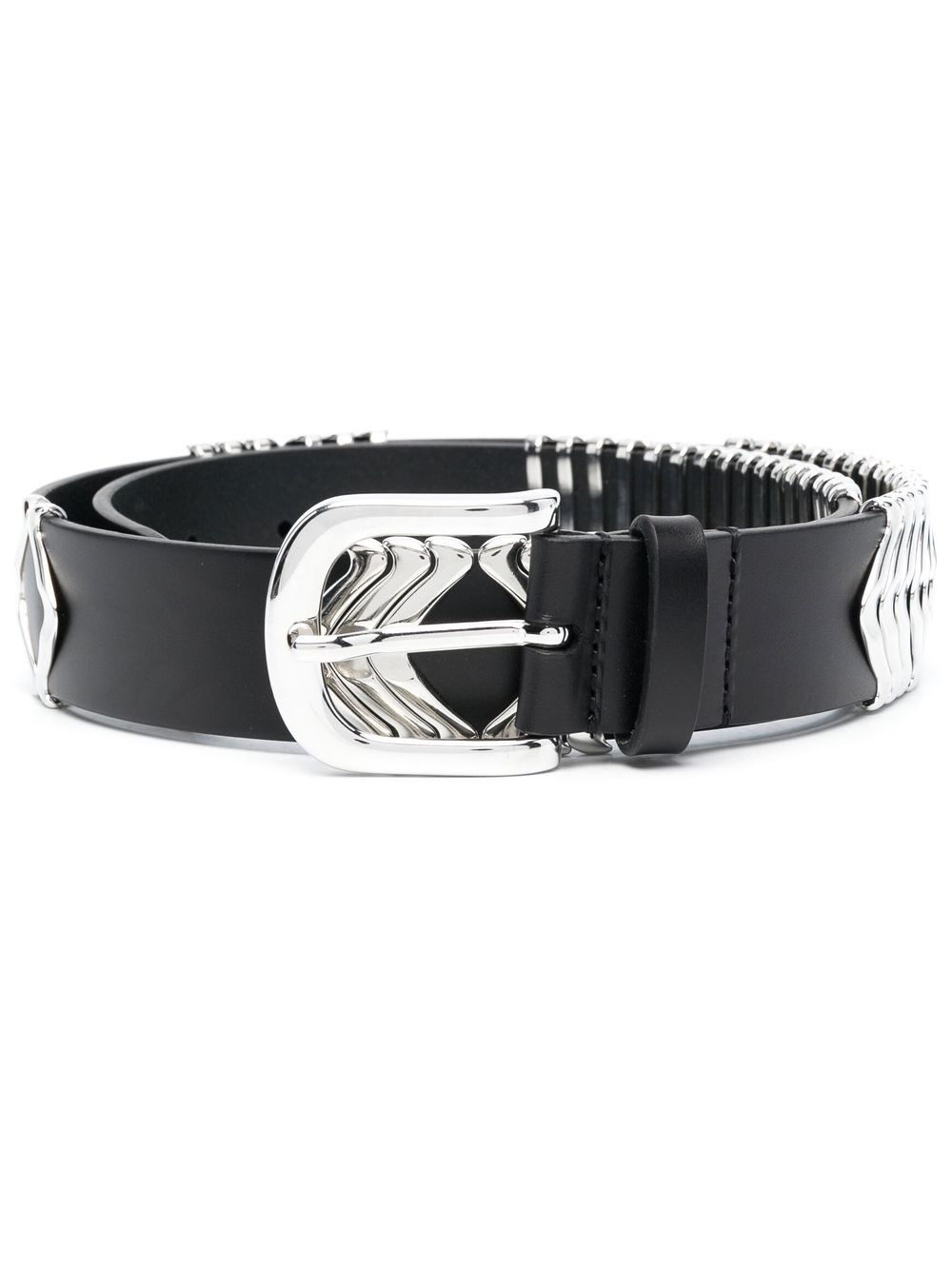 chevron-detail belt - 1
