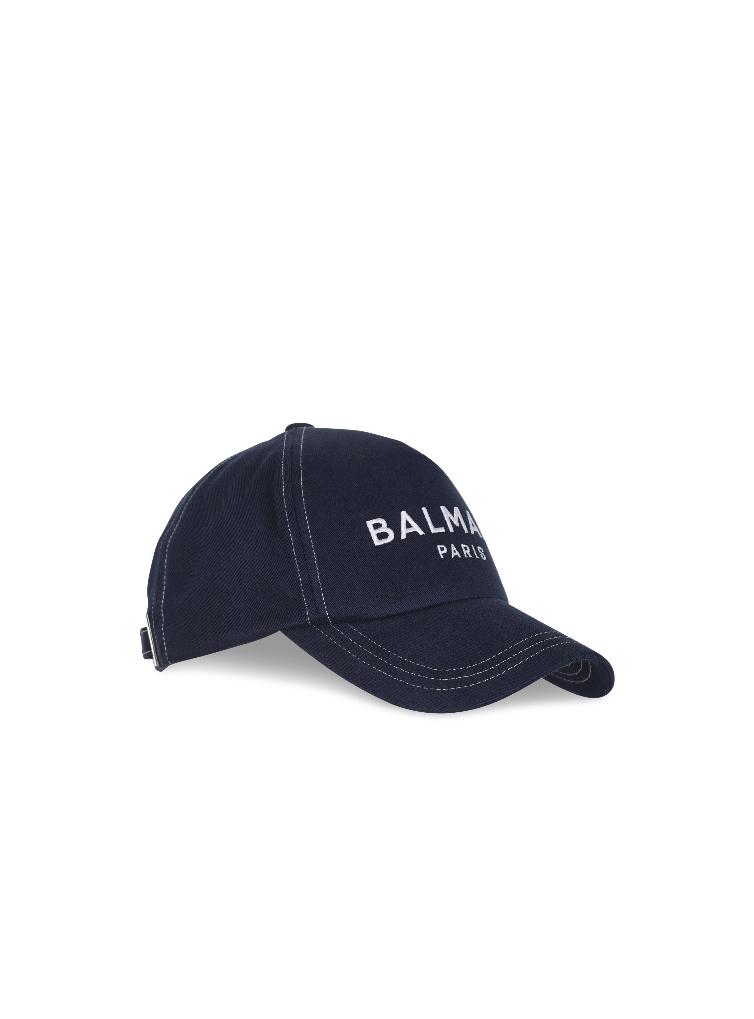 Cotton cap with Balmain Paris logo - 3