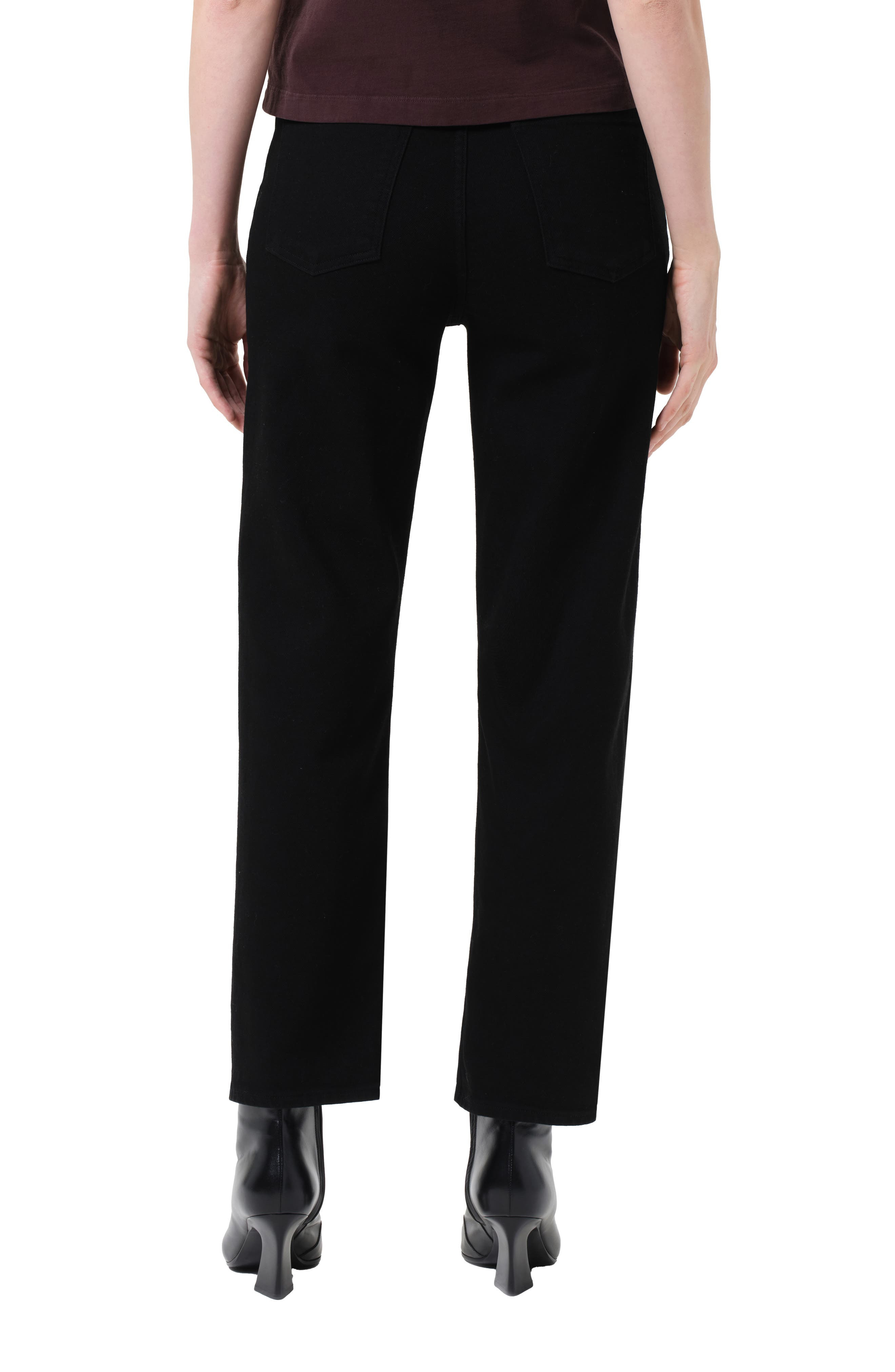 AGOLDE '90s Pinch High Waist Straight Leg Jeans in Cover Od Black at Nordstrom - 2