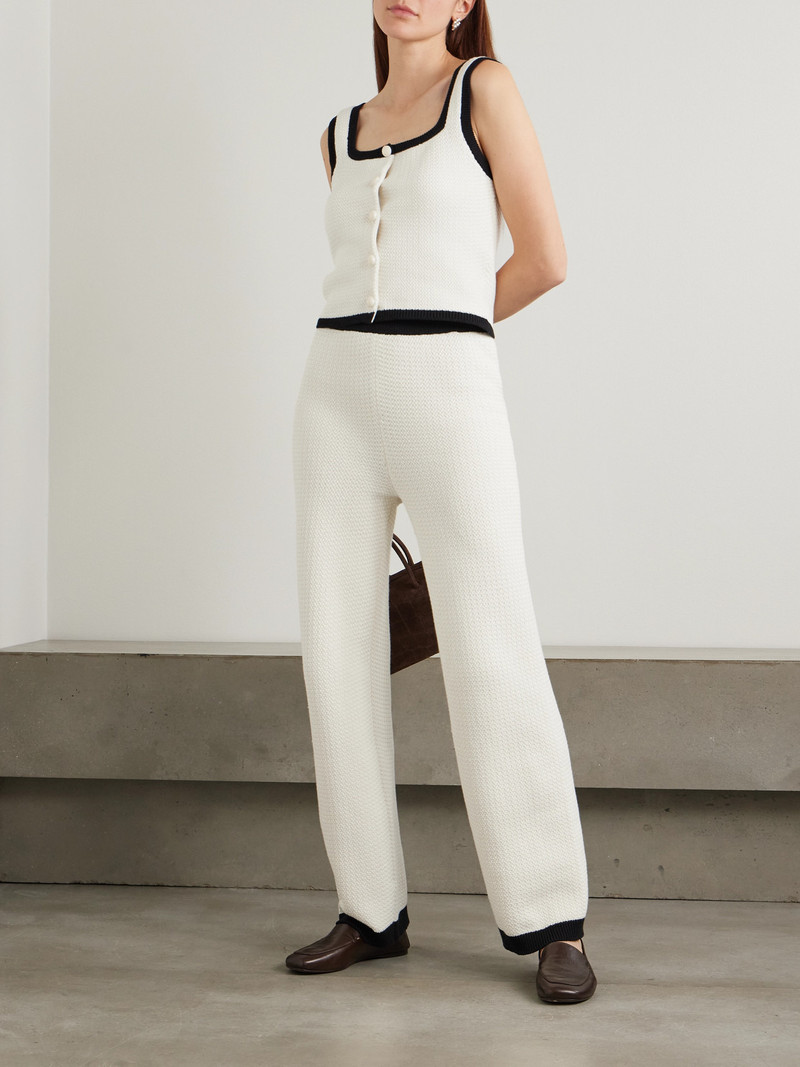 DESTREE Eileen Cotton Straight-leg Pants outlook