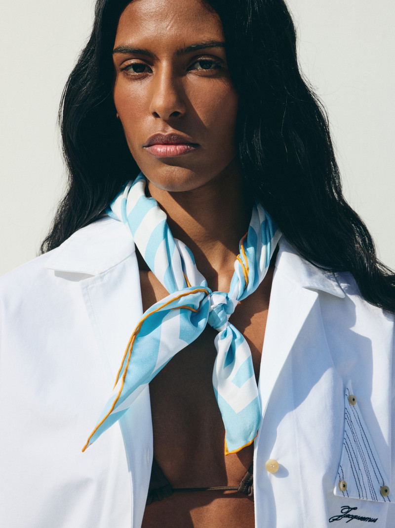 JACQUEMUS The striped scarf outlook