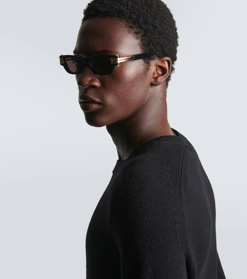 Bottega Veneta Bolt rectangular sunglasses outlook