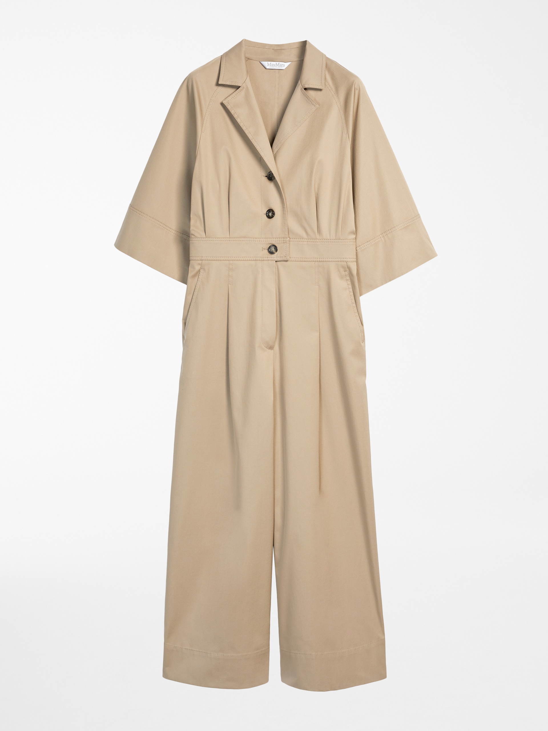 DRY Cotton gabardine jumpsuit - 1
