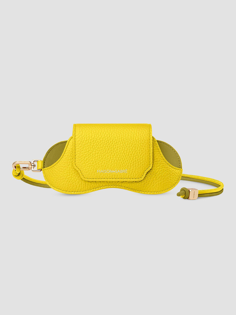 Women's Leather Sunglasses Sling Case - Daisy Martini 1