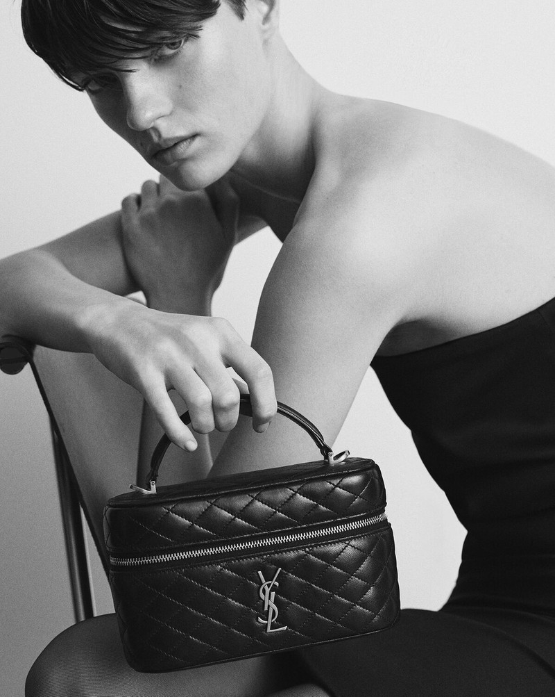 SAINT LAURENT GABY VANITY BAG IN LAMBSKIN outlook