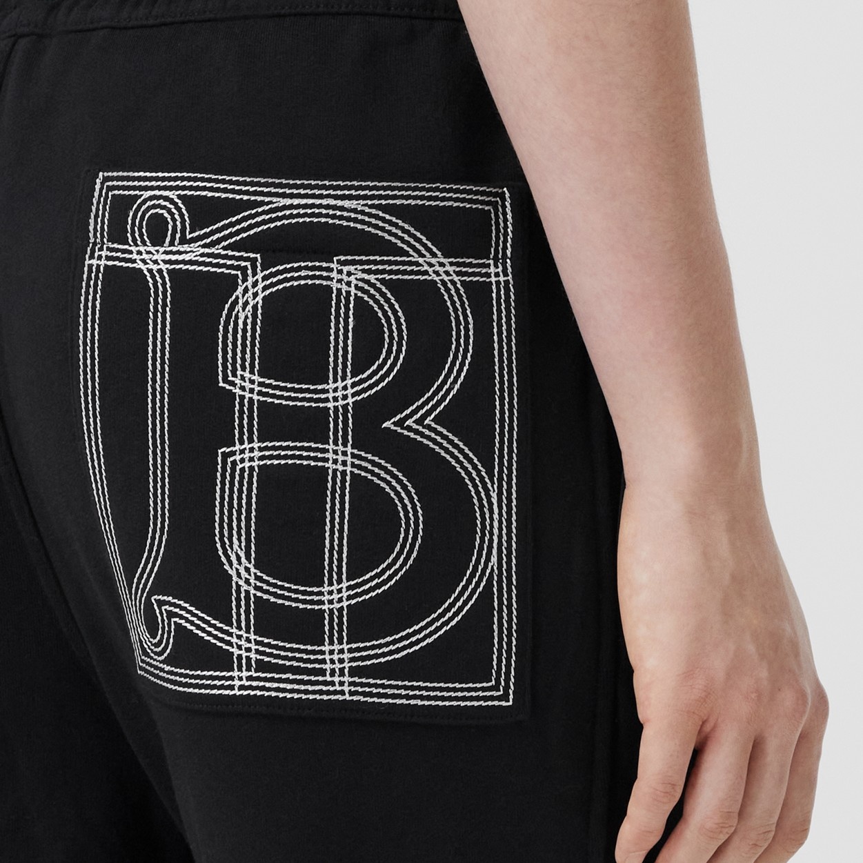 Monogram Motif Cotton Jogging Pants - 2