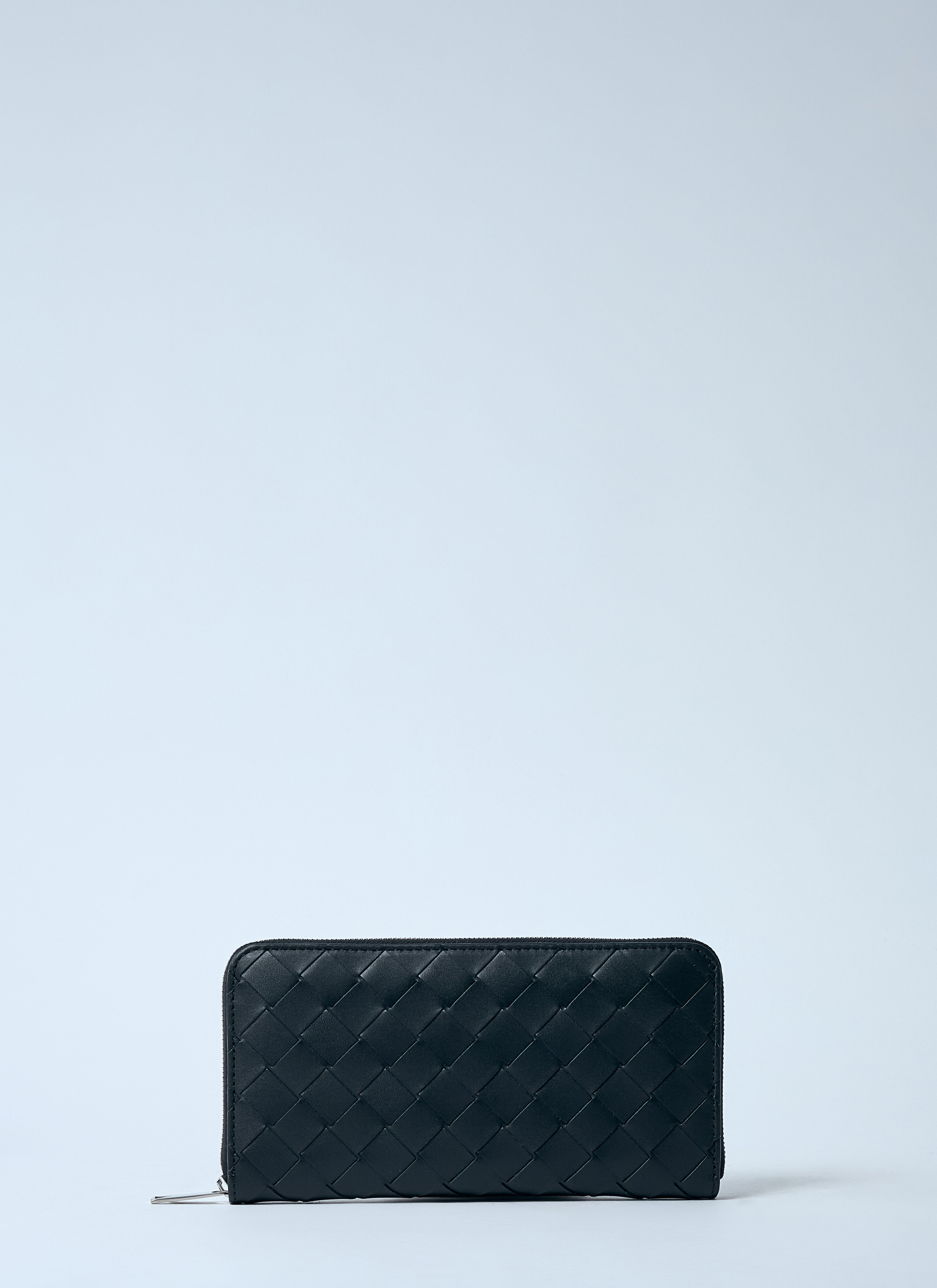 Intrecciato Leather Zip-Around Wallet - 1