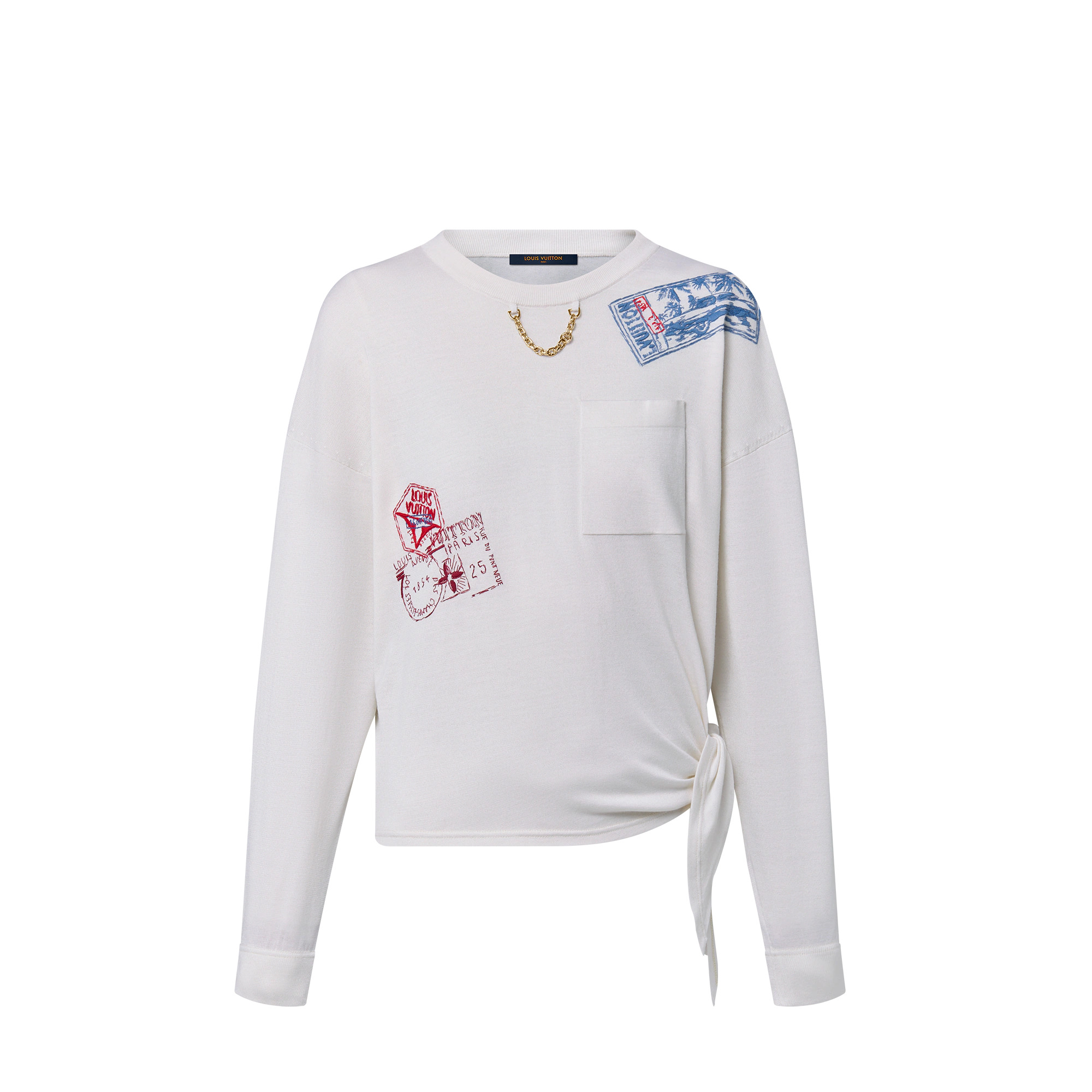 Travel Stamp Long-Sleeved Top - 3