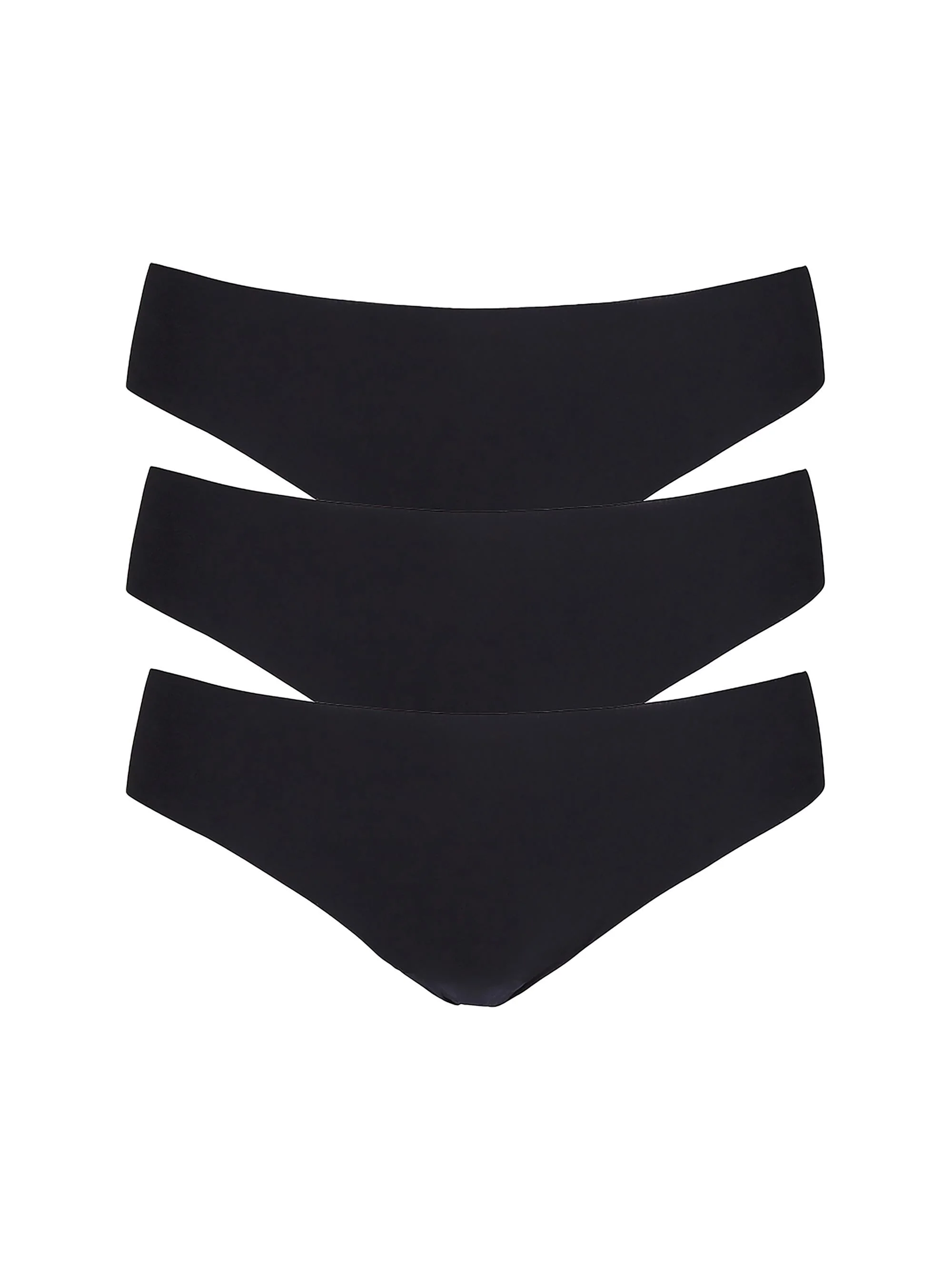 Women's Butter Thong 3-Pack - Black - 1
