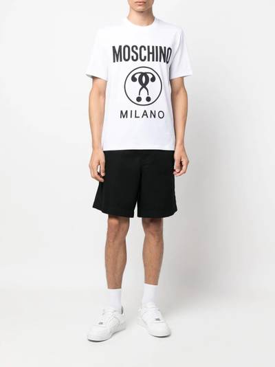 Moschino logo-print short-sleeved T-shirt outlook