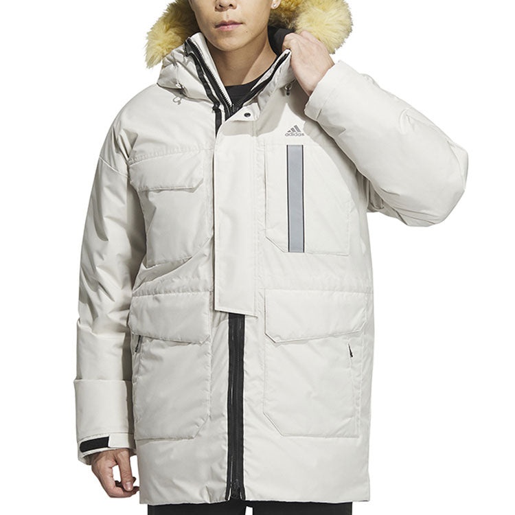 adidas Furry Down Parka 'White' IS0365 - 2